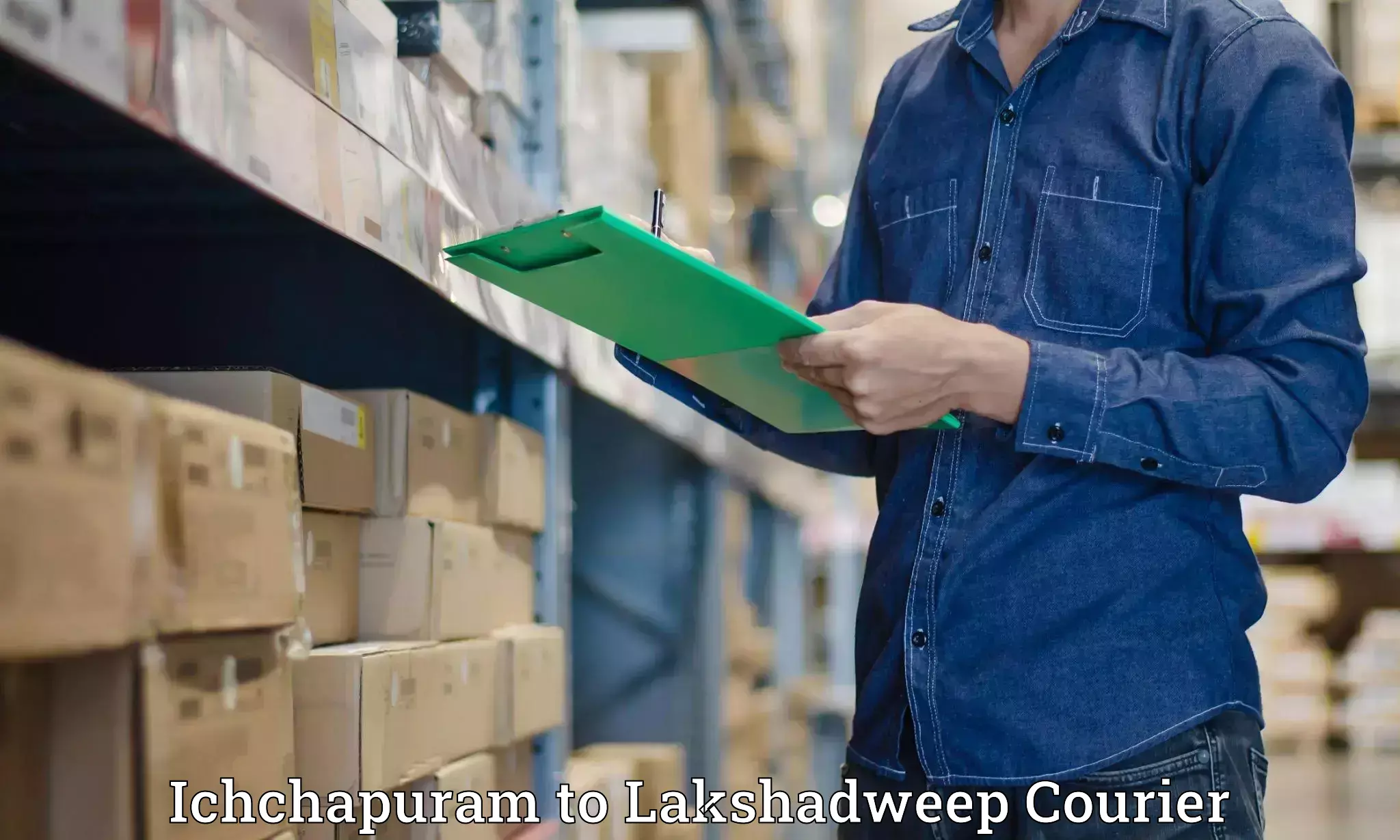Full-service courier options Ichchapuram to Lakshadweep