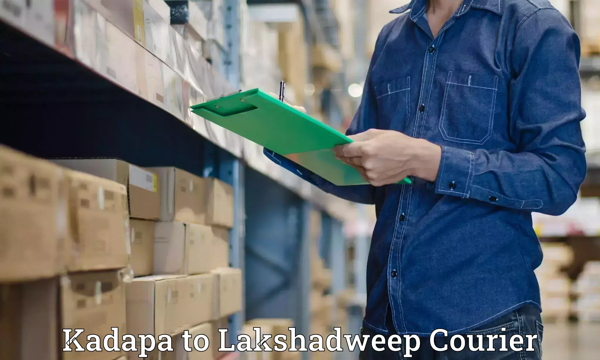 Professional courier handling in Kadapa to Lakshadweep