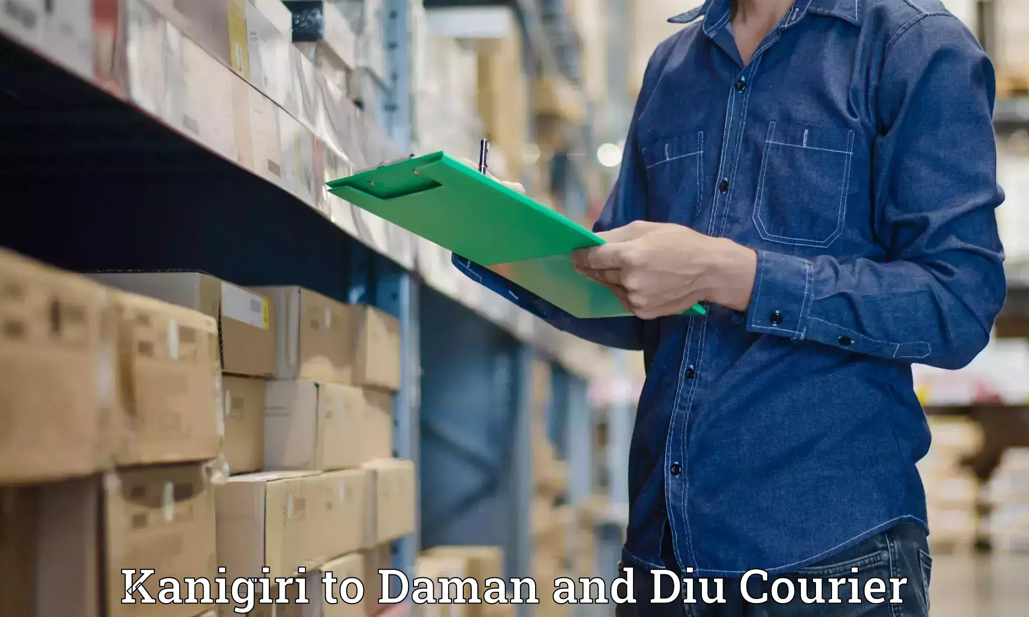 Package tracking Kanigiri to Daman