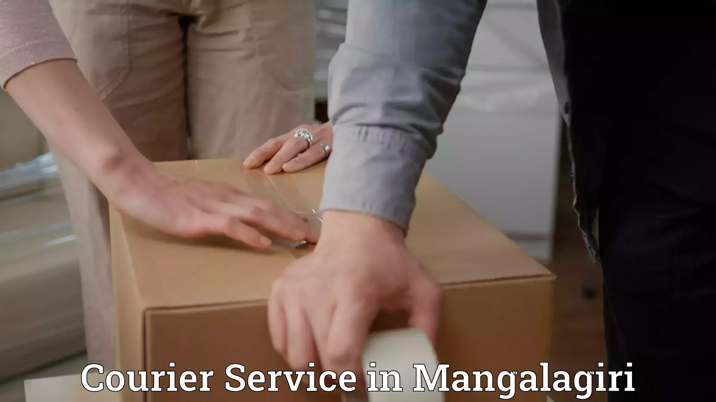 Efficient parcel delivery in Mangalagiri