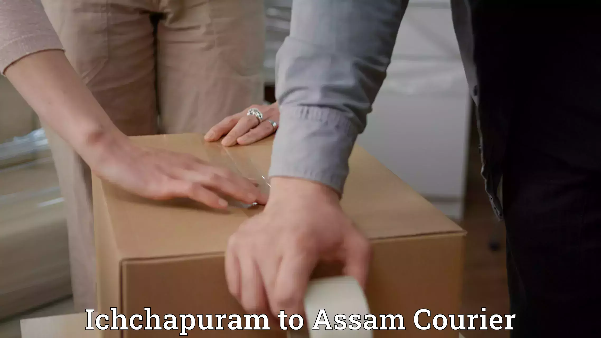 Courier tracking online Ichchapuram to Duliajan