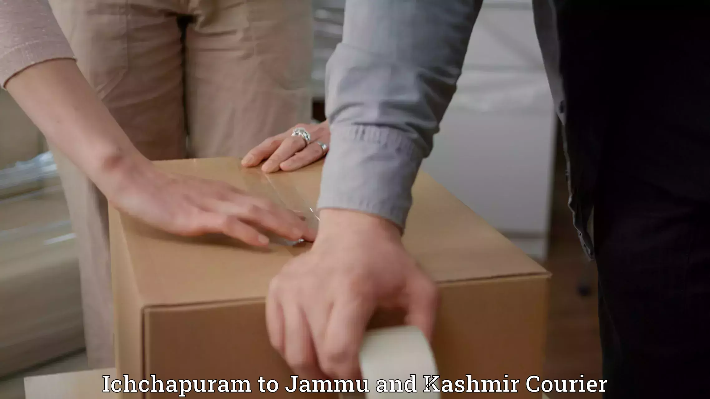 Courier app Ichchapuram to Jammu and Kashmir