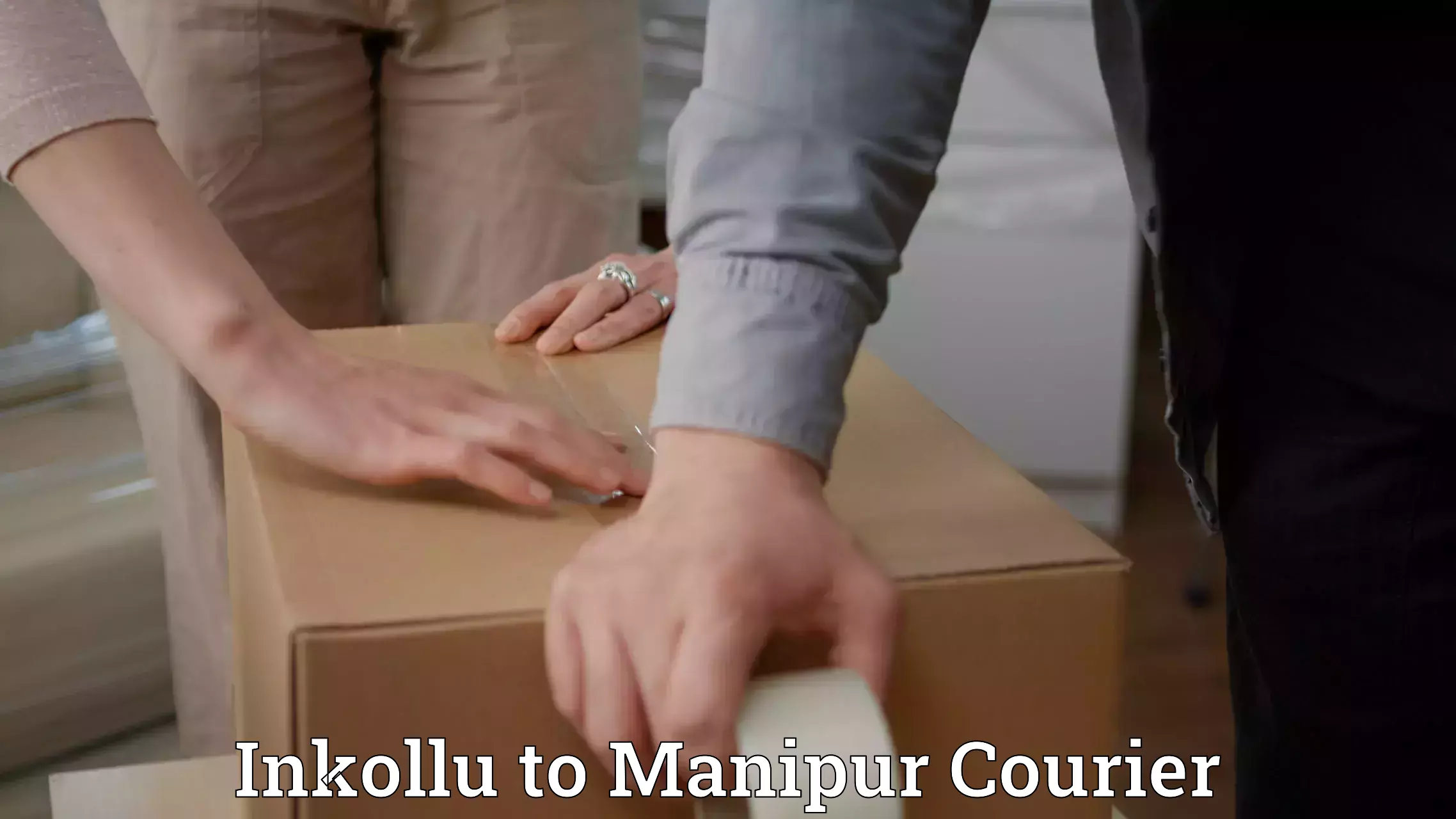 Courier service innovation Inkollu to Moirang