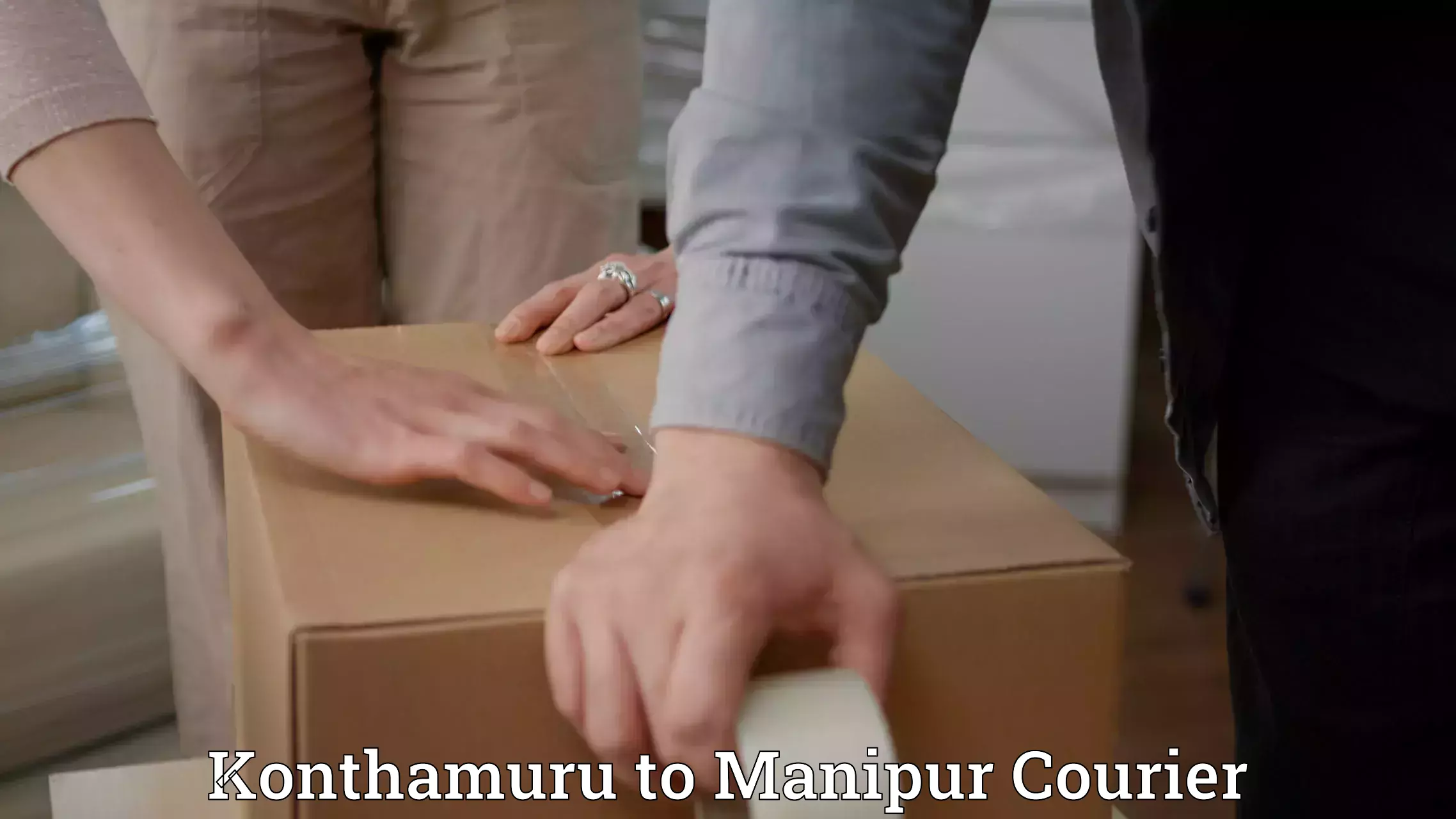 Express shipping Konthamuru to Manipur