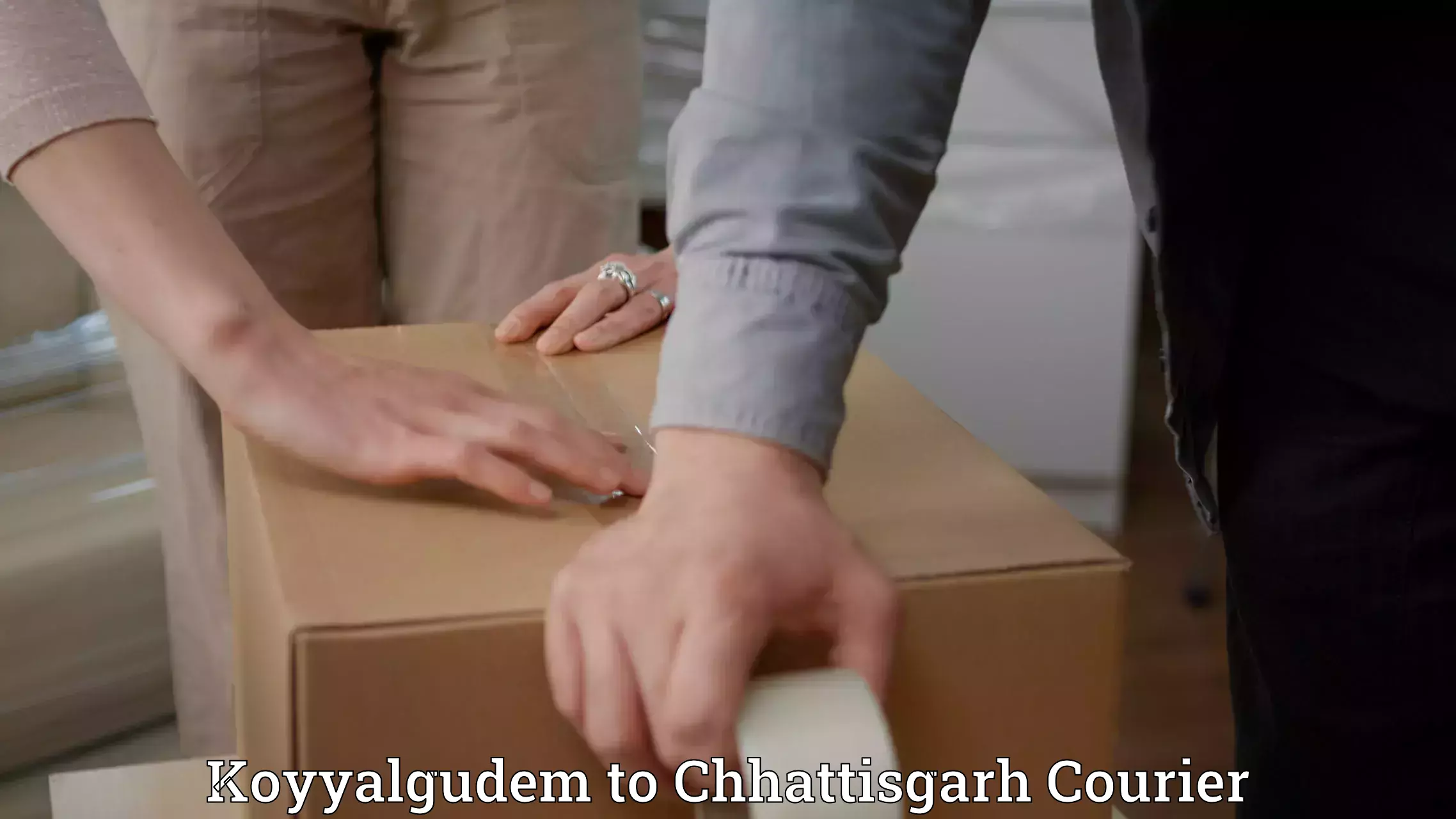 Doorstep delivery service Koyyalgudem to Chhattisgarh