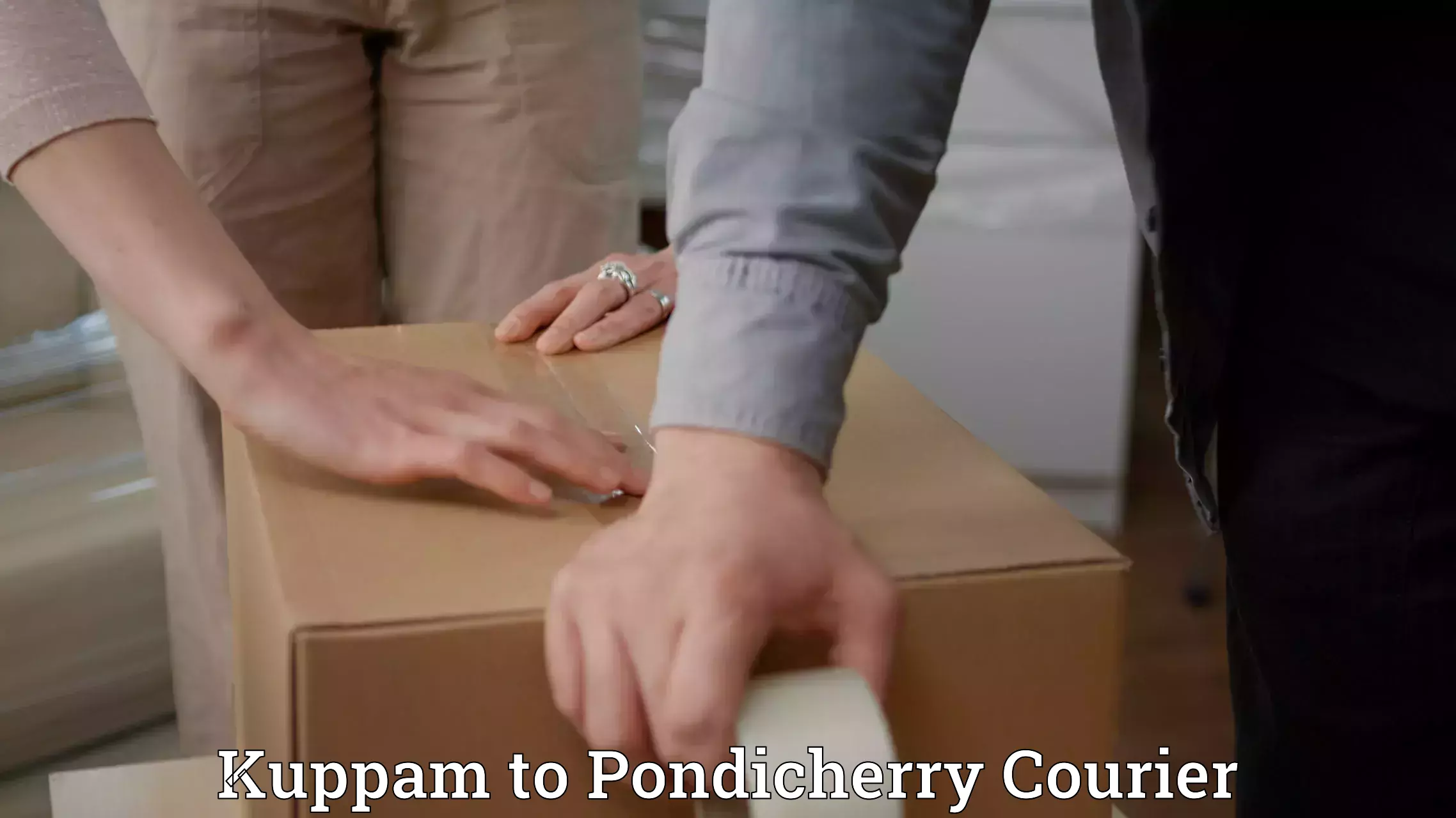 Cost-effective courier options Kuppam to Pondicherry University