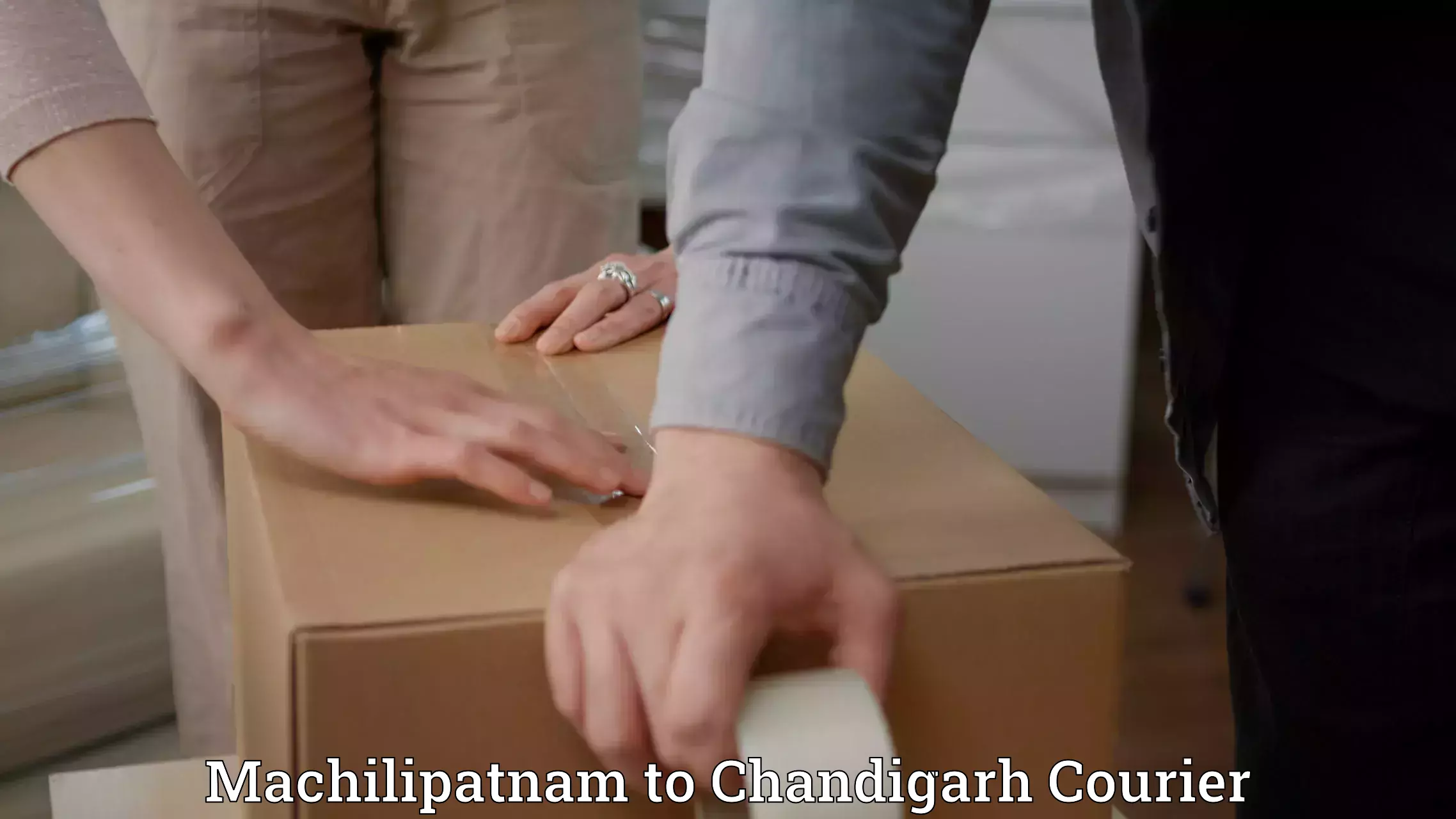 Commercial shipping rates Machilipatnam to Panjab University Chandigarh