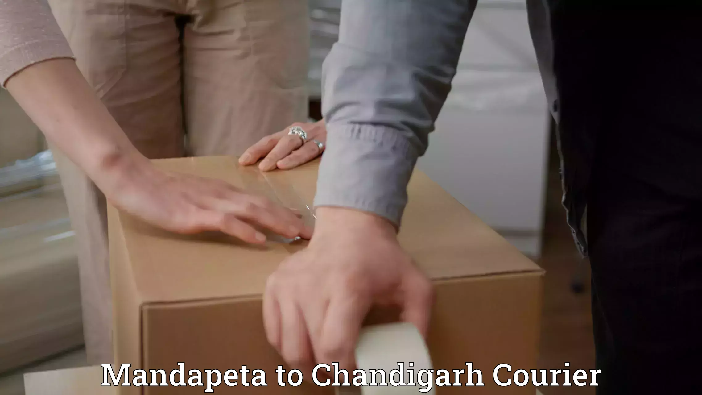 Efficient parcel delivery Mandapeta to Chandigarh
