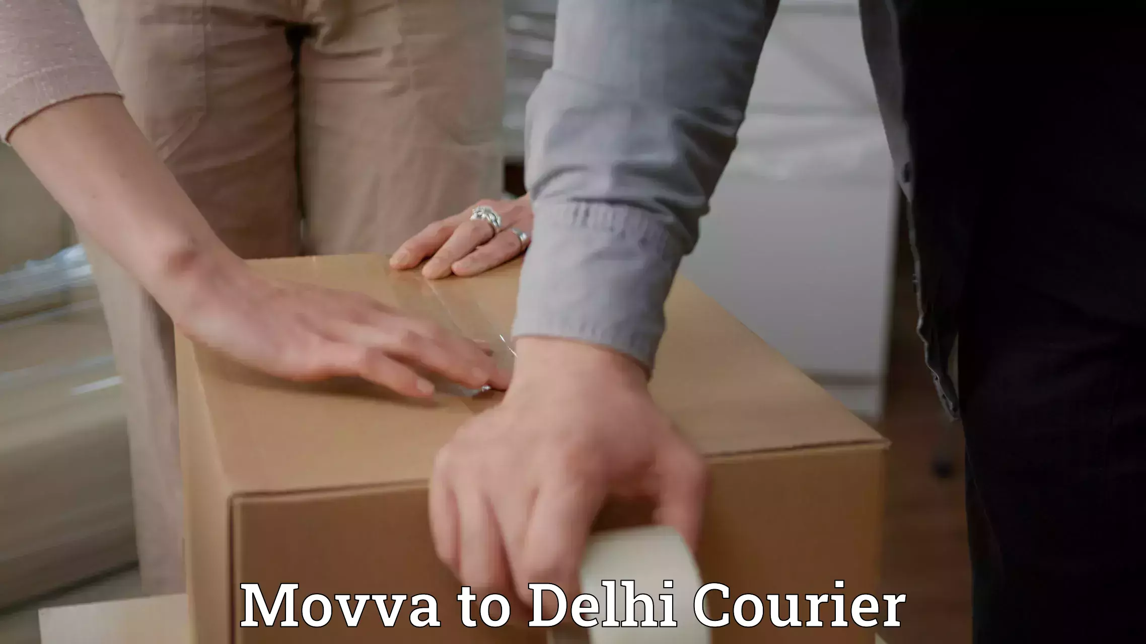 Domestic courier Movva to Indraprastha