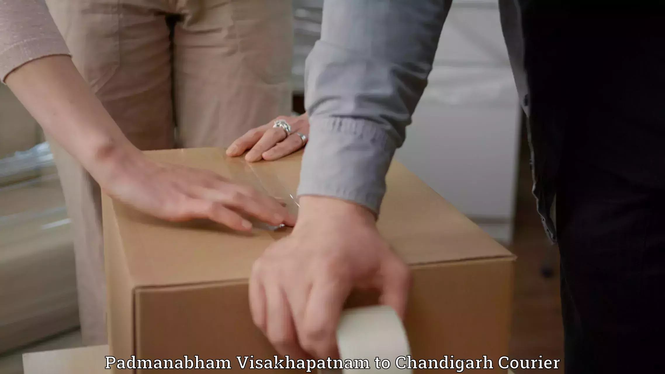 Online package tracking Padmanabham Visakhapatnam to Chandigarh
