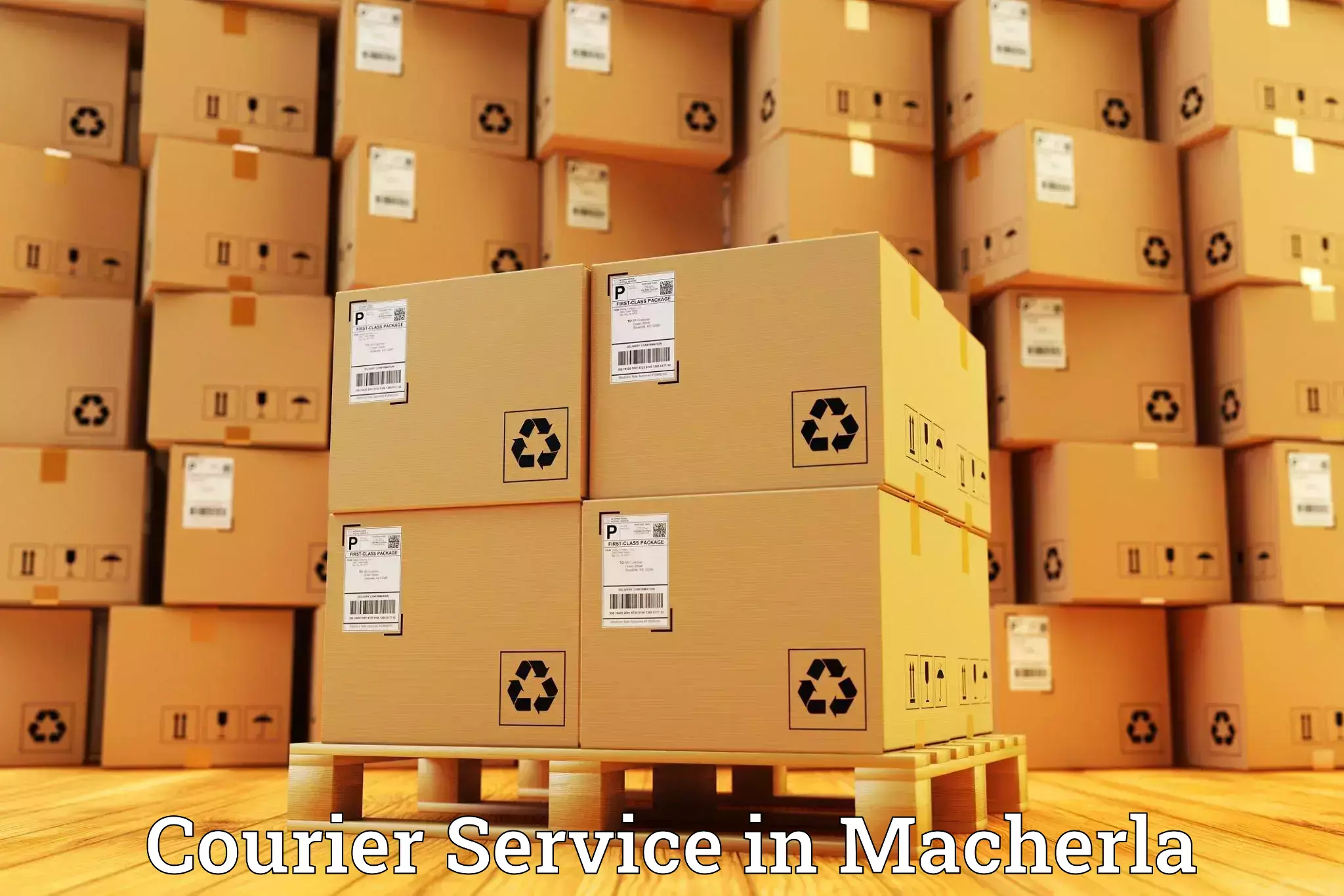 Efficient parcel delivery in Macherla