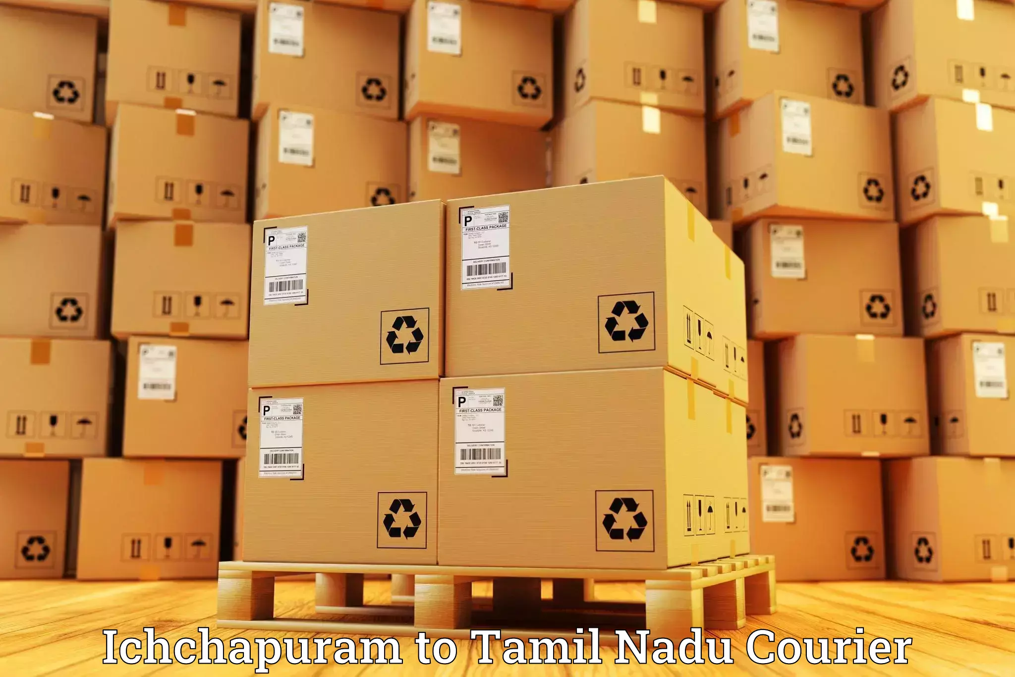 Professional parcel services Ichchapuram to Vandavasi