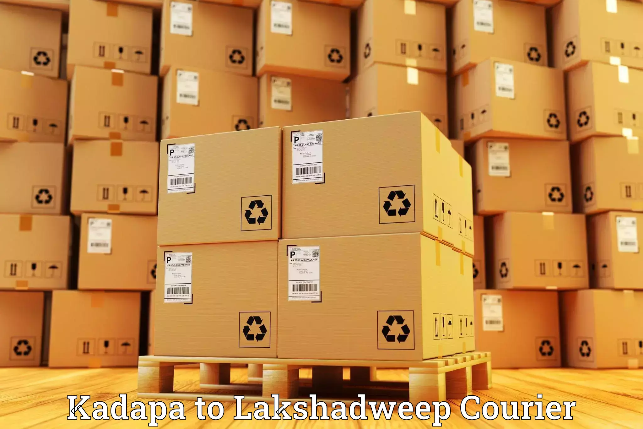 Comprehensive delivery network Kadapa to Lakshadweep