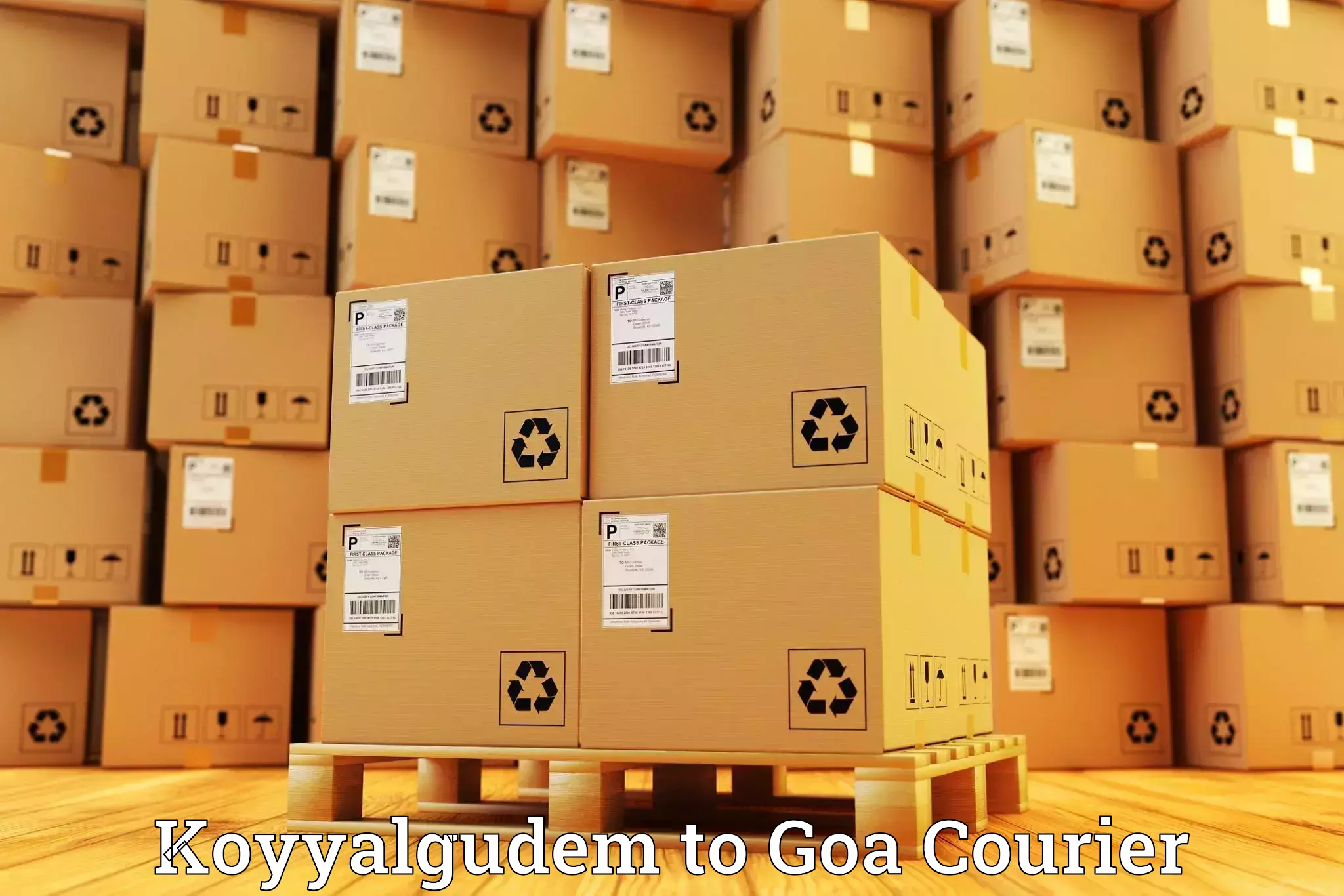 Custom courier strategies Koyyalgudem to Ponda