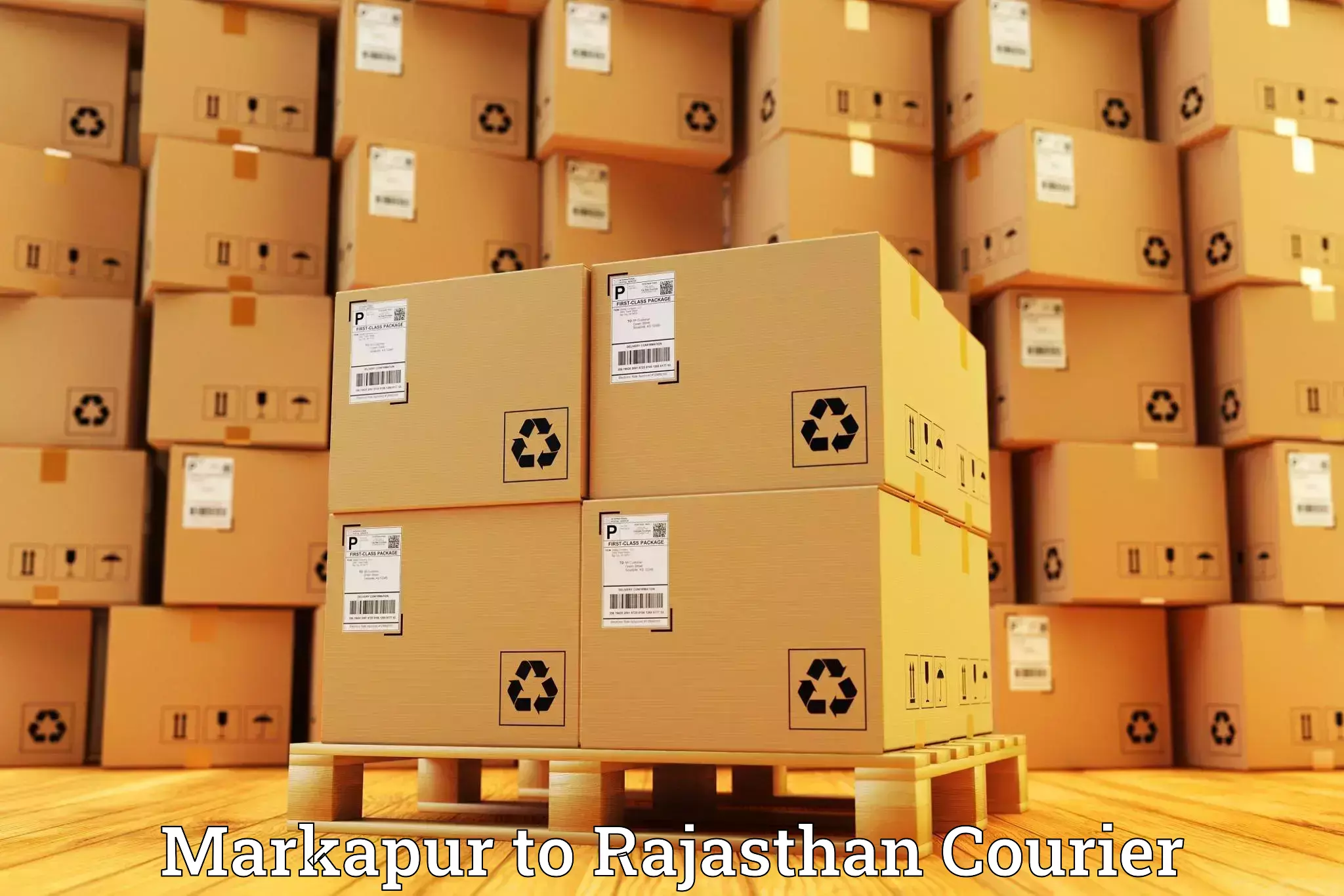 Global shipping networks Markapur to Deshnok
