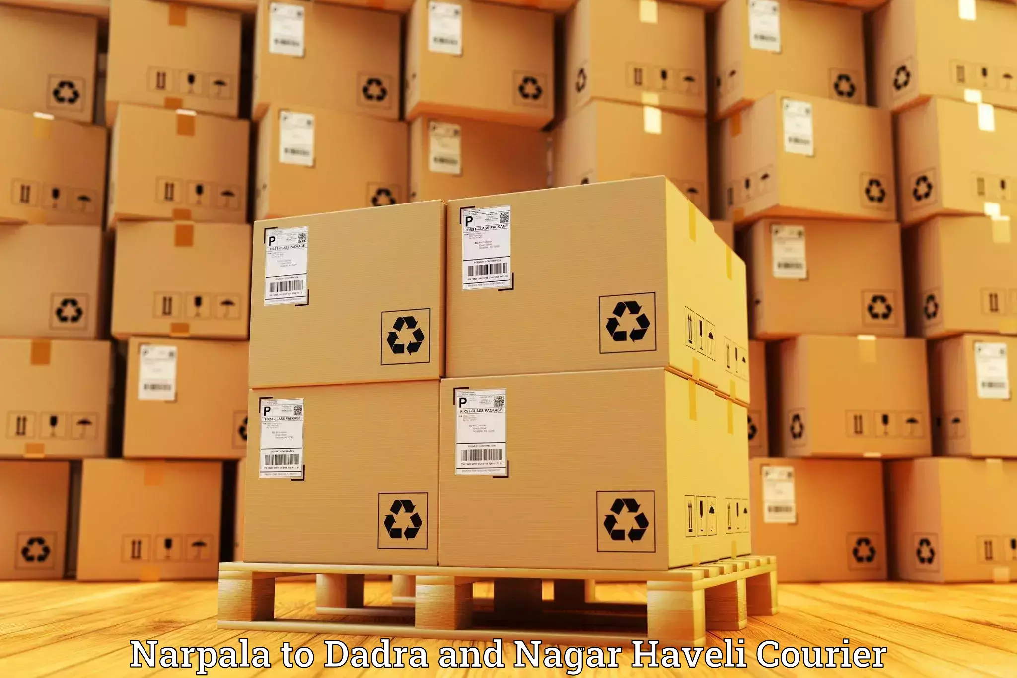State-of-the-art courier technology Narpala to Dadra and Nagar Haveli