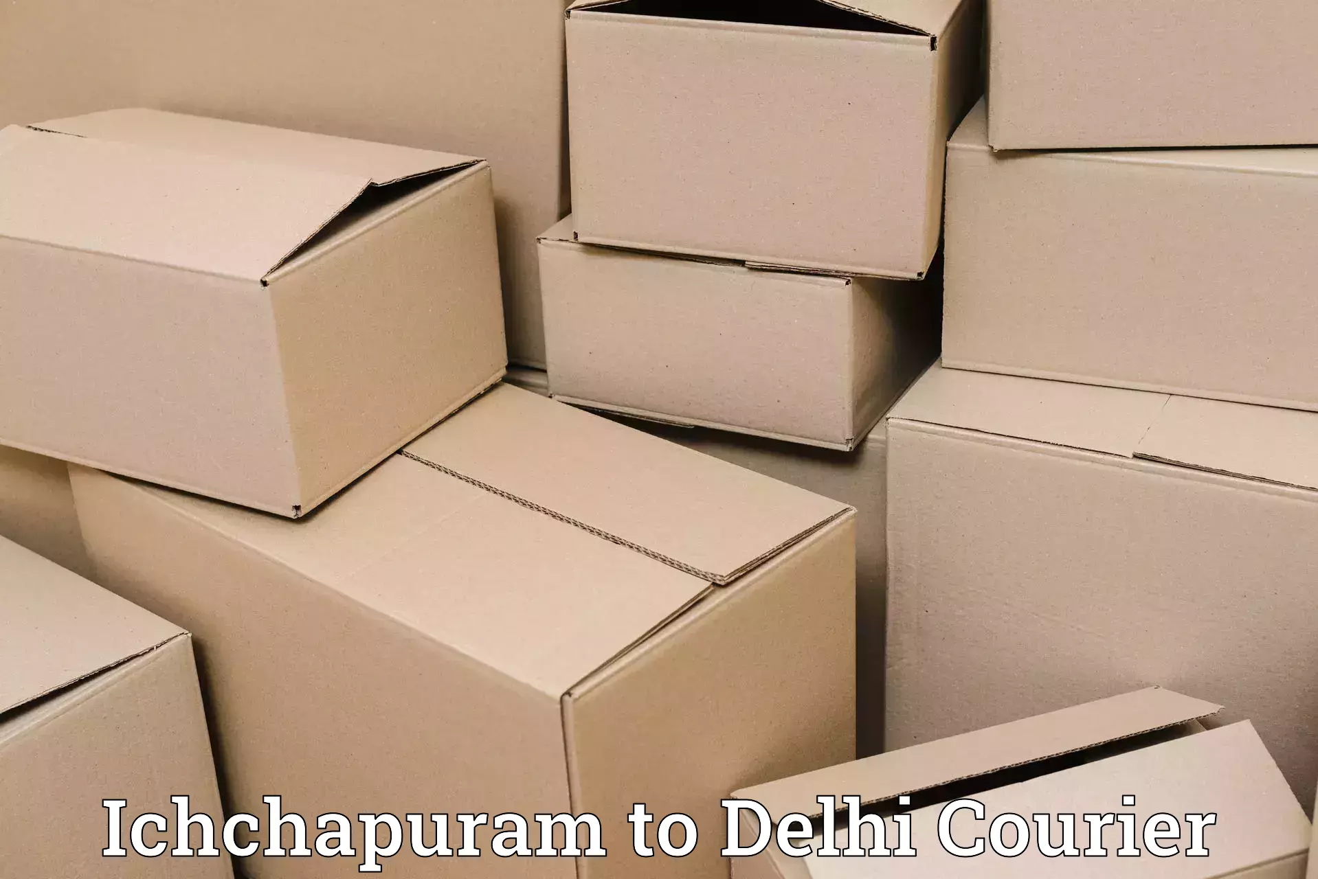 Domestic courier Ichchapuram to Indraprastha