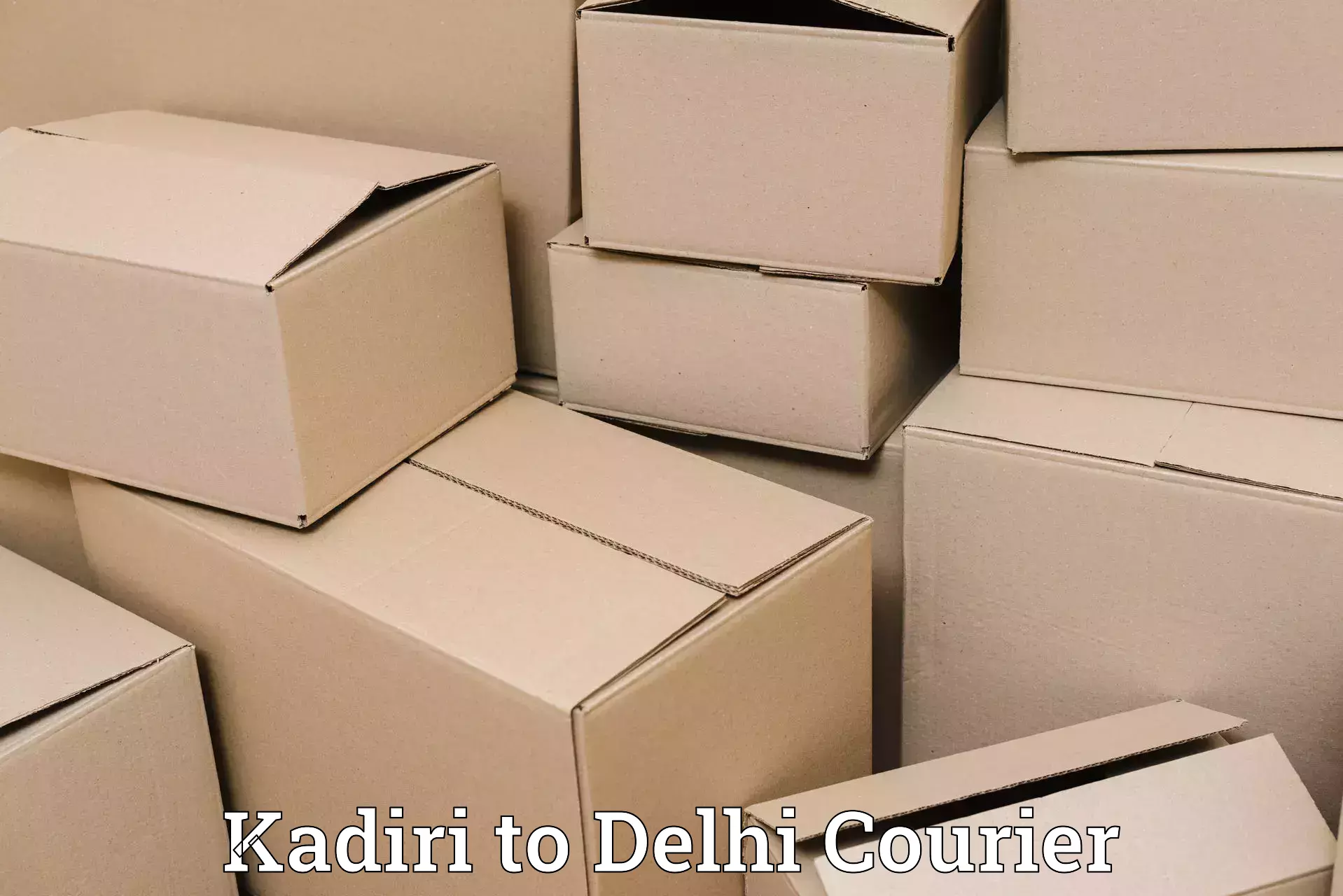 Supply chain delivery in Kadiri to Jawaharlal Nehru University New Delhi