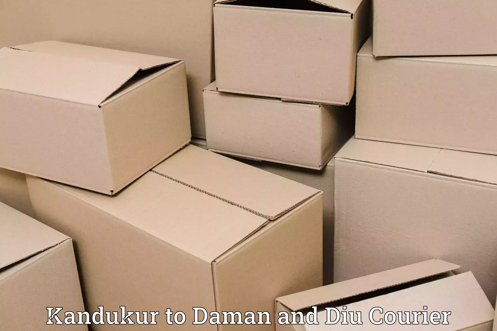 Customer-centric shipping in Kandukur to Diu