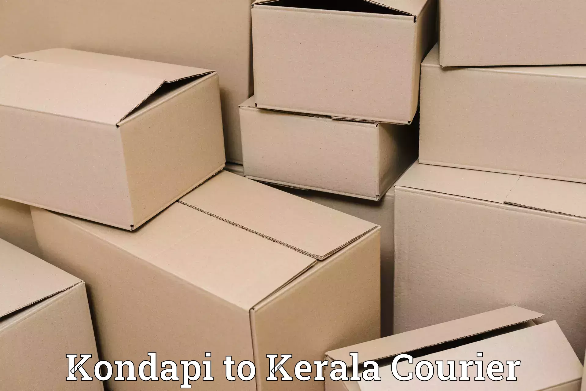 Quality courier services Kondapi to Cochin Port Kochi