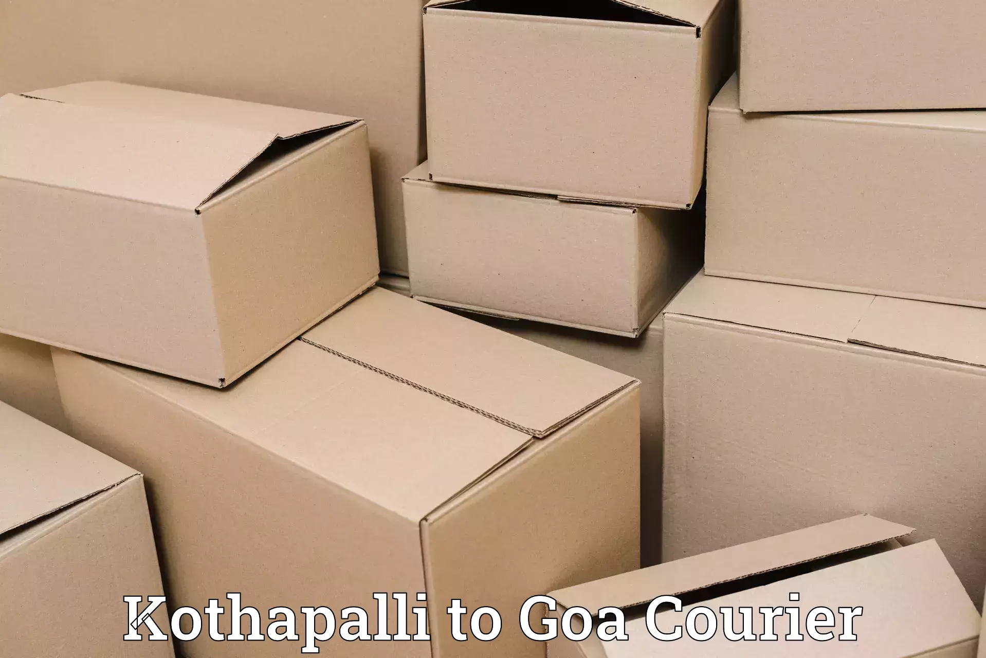 Cost-effective courier options in Kothapalli to Mormugao Port