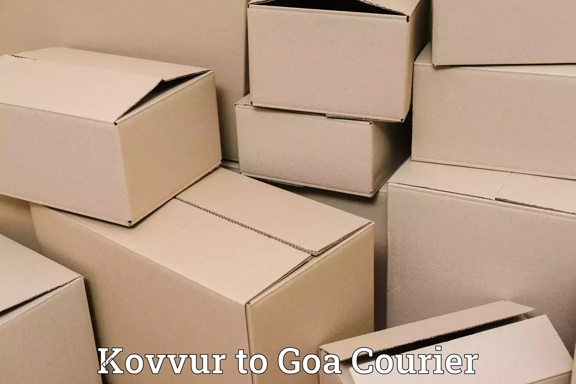 Tailored shipping plans in Kovvur to Goa