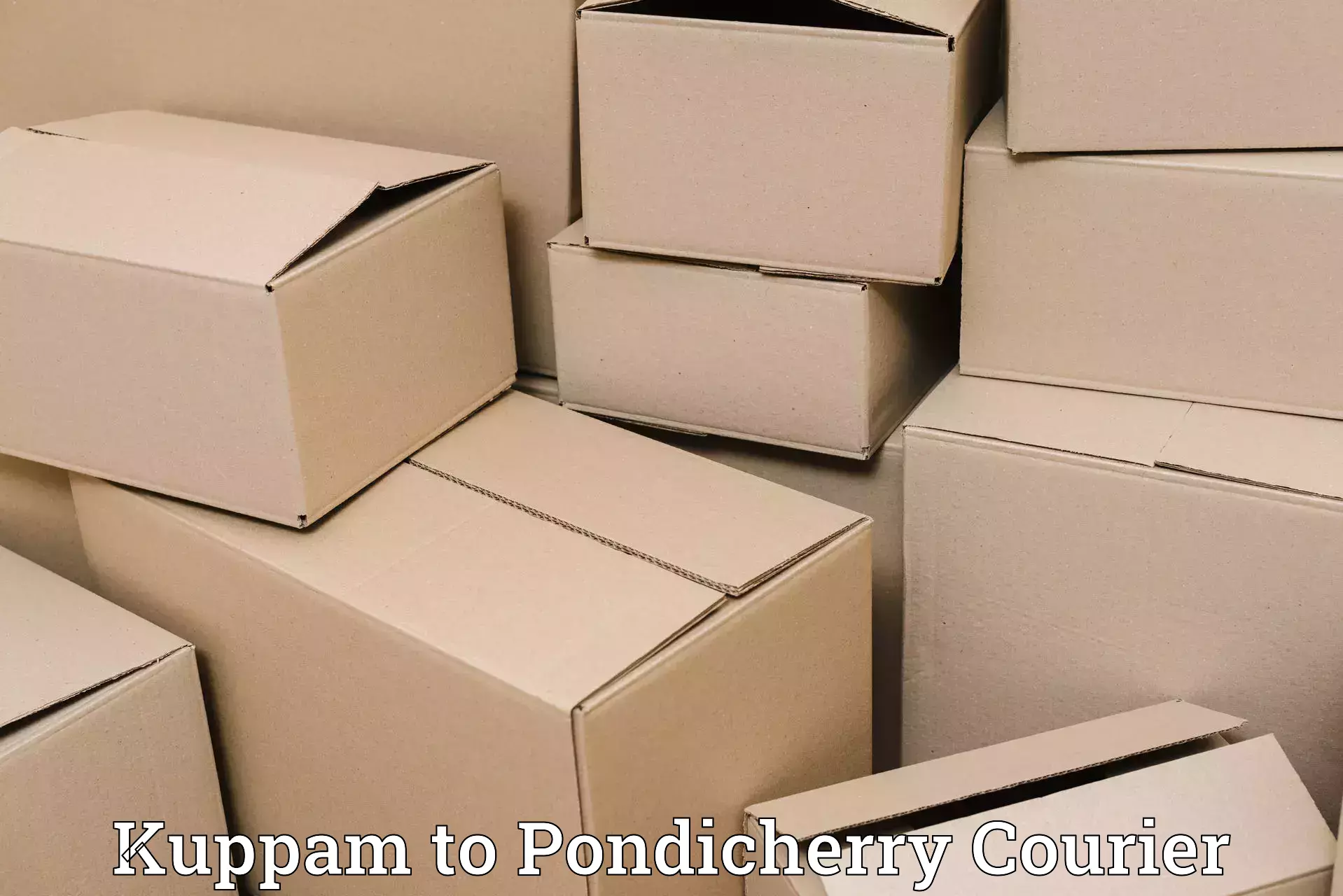 Punctual parcel services Kuppam to Pondicherry