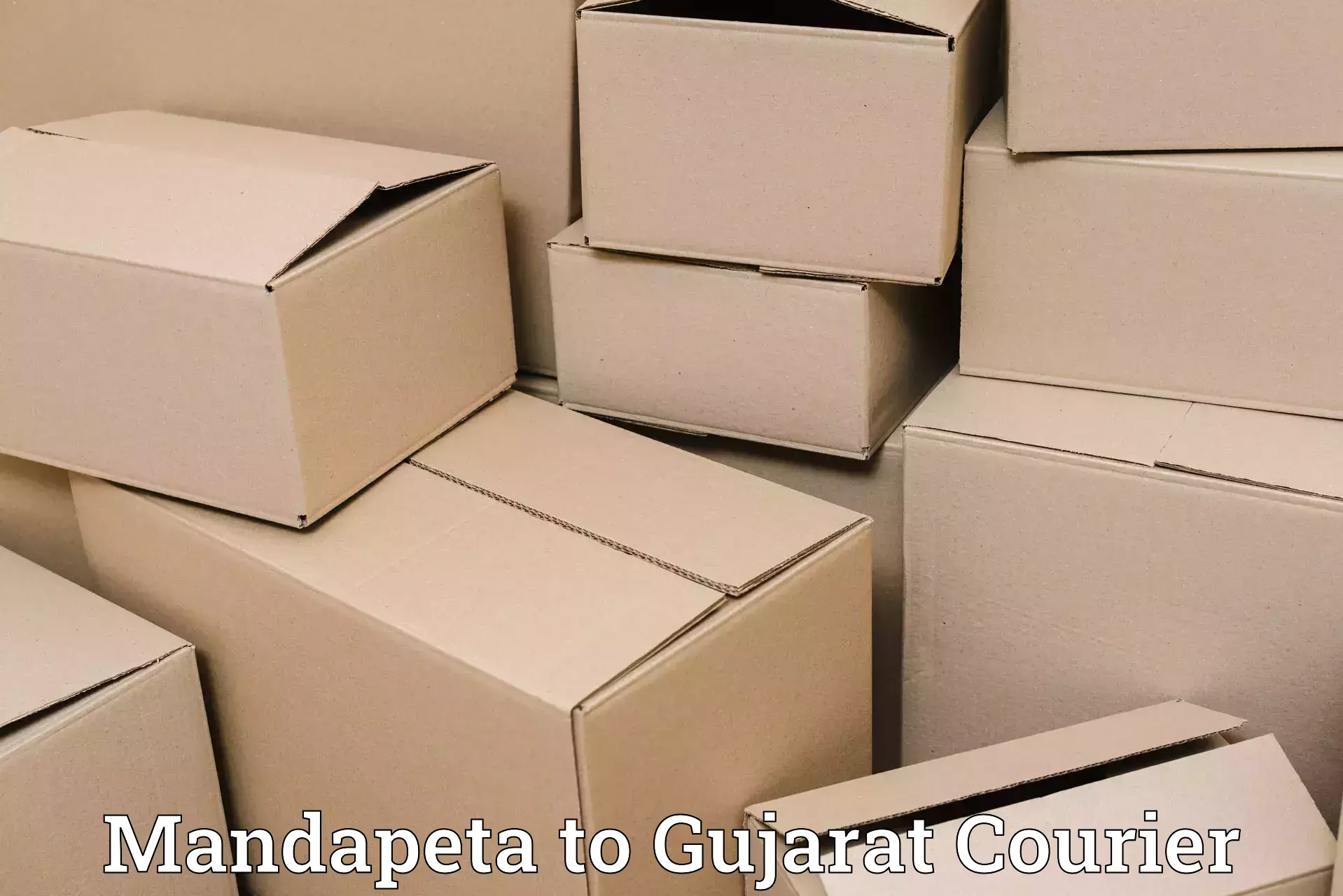Reliable courier service Mandapeta to Banaskantha