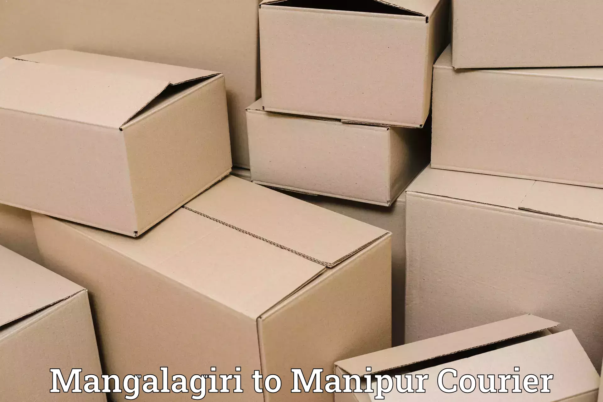 24-hour courier services Mangalagiri to Kakching