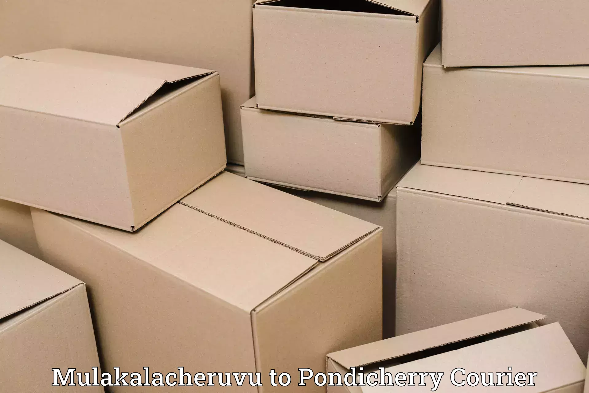 Full-service courier options Mulakalacheruvu to Pondicherry