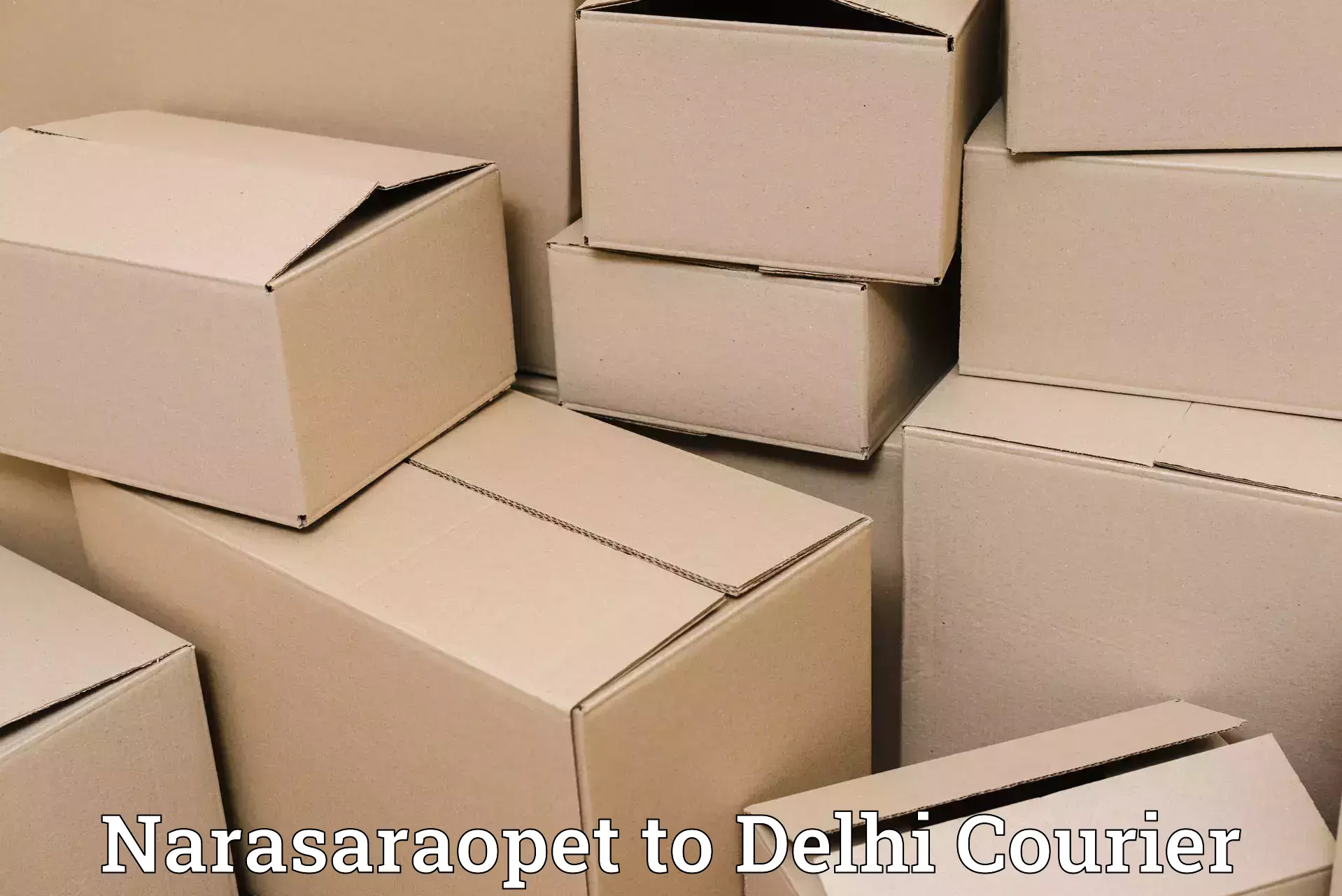Flexible parcel services Narasaraopet to Jhilmil