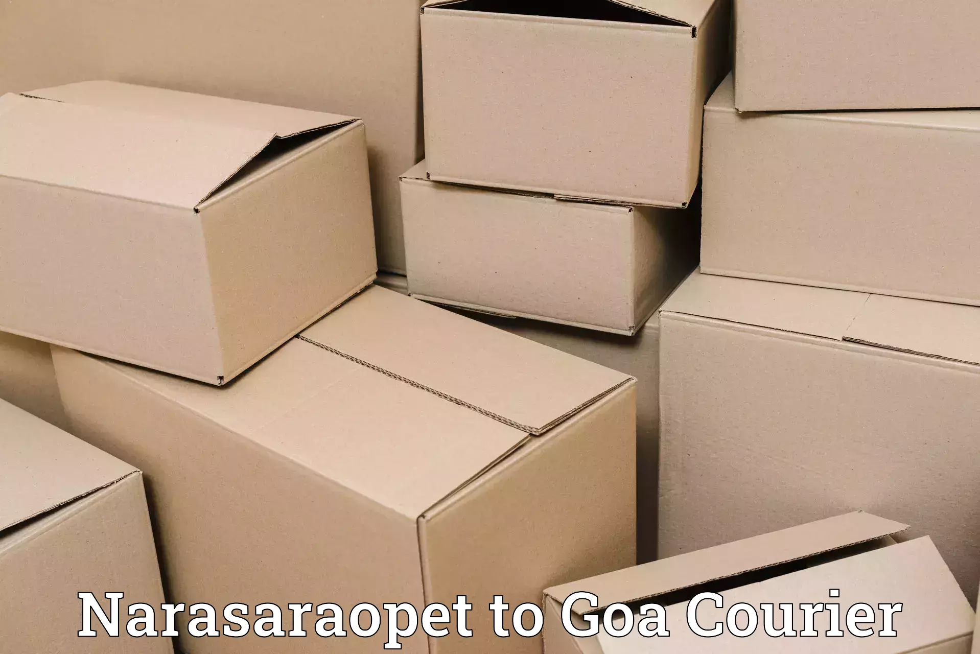 Versatile courier offerings Narasaraopet to Panaji