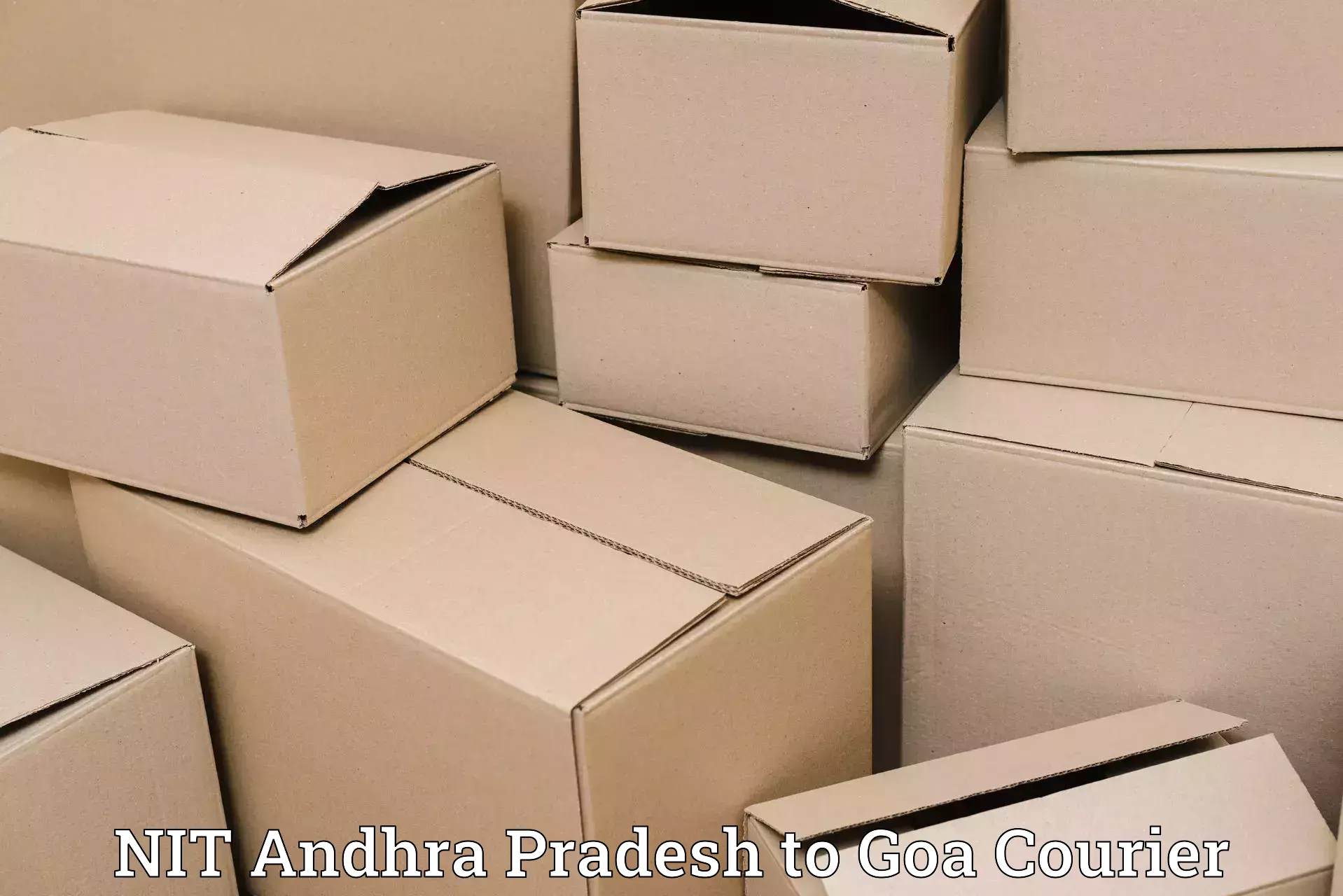 Small parcel delivery in NIT Andhra Pradesh to South Goa