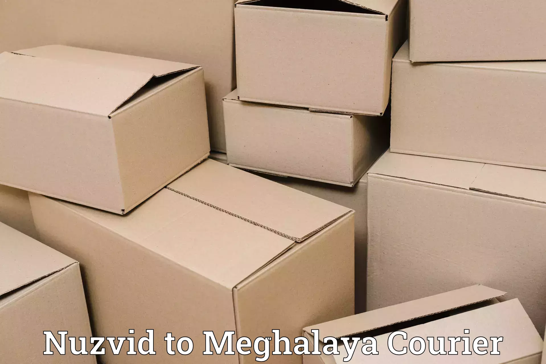 Expedited parcel delivery Nuzvid to Khliehriat
