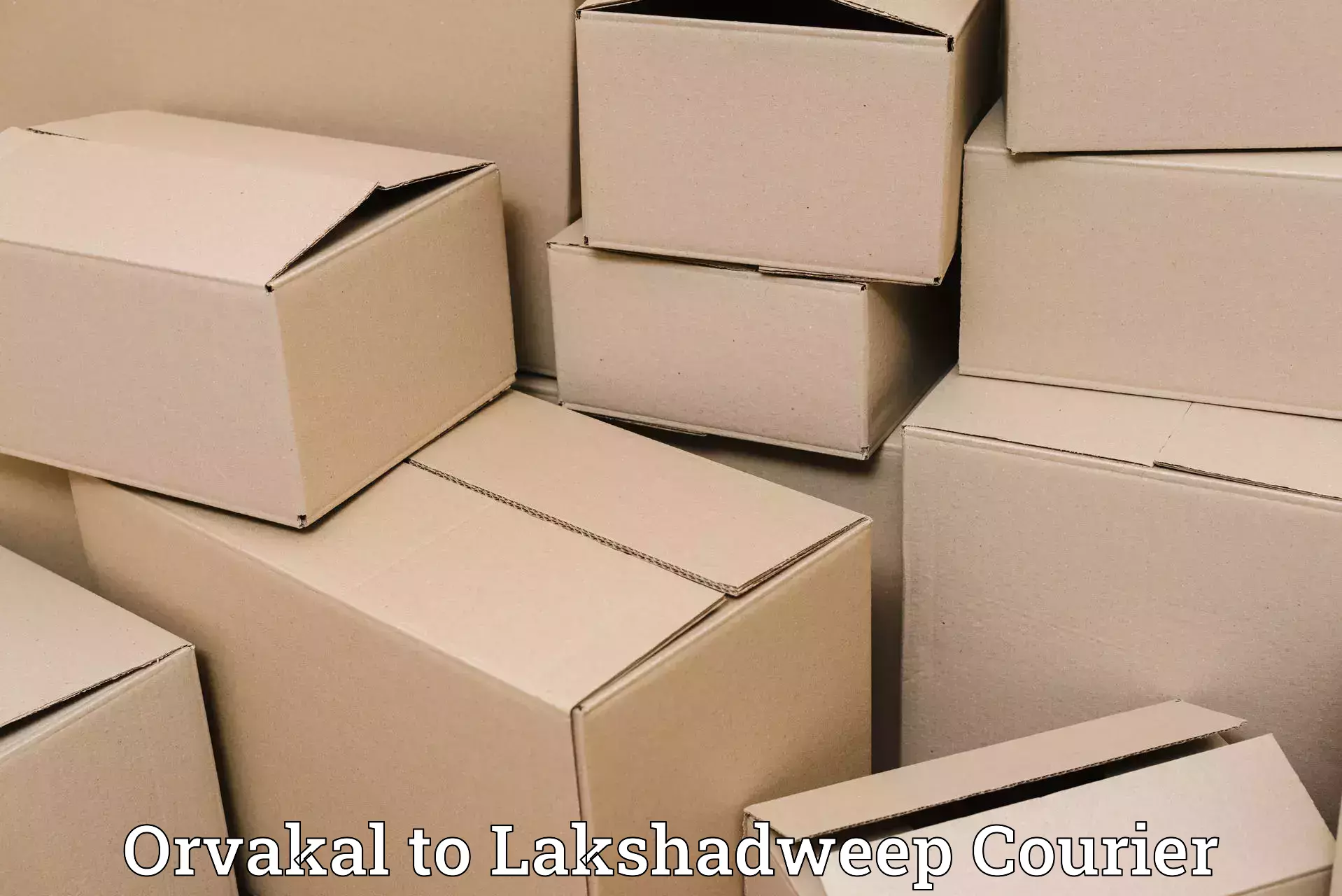 Doorstep parcel pickup Orvakal to Lakshadweep