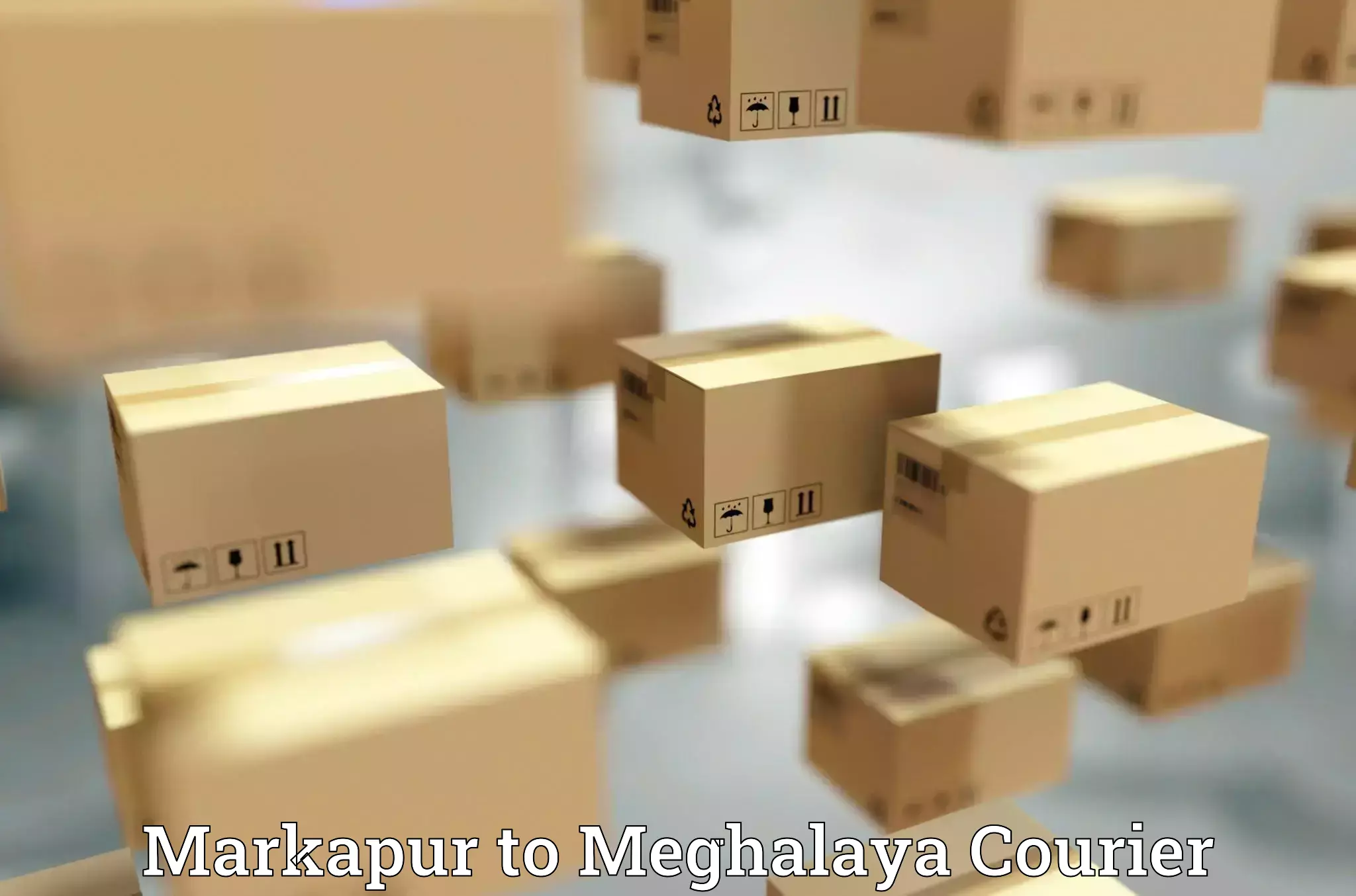 Multi-service courier options Markapur to East Khasi Hills