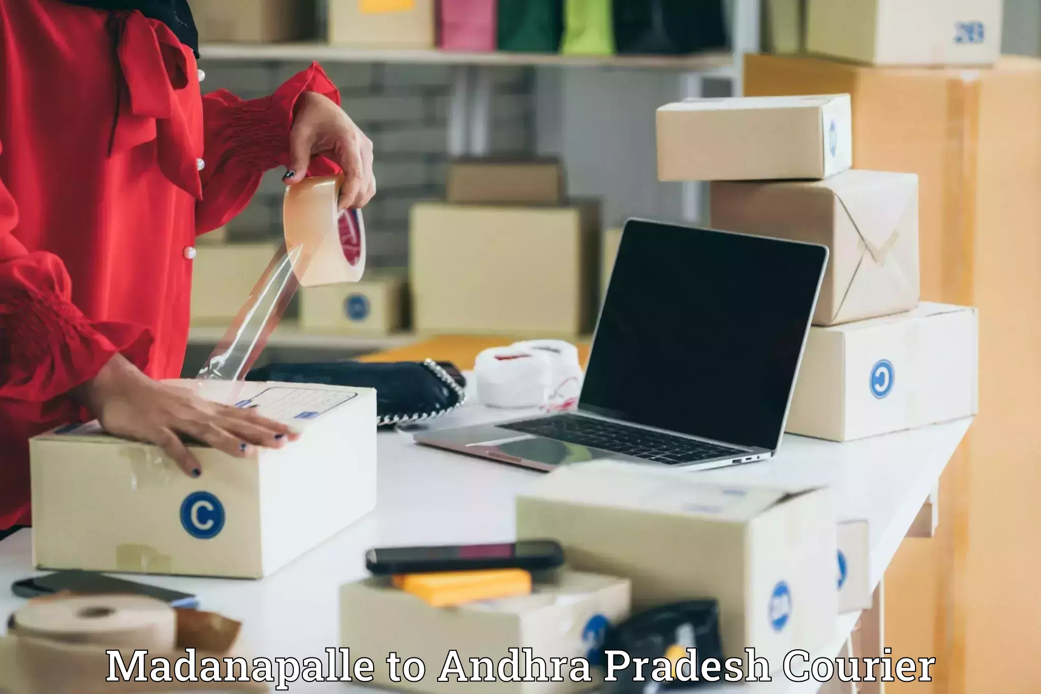 User-friendly courier app Madanapalle to Andhra Pradesh