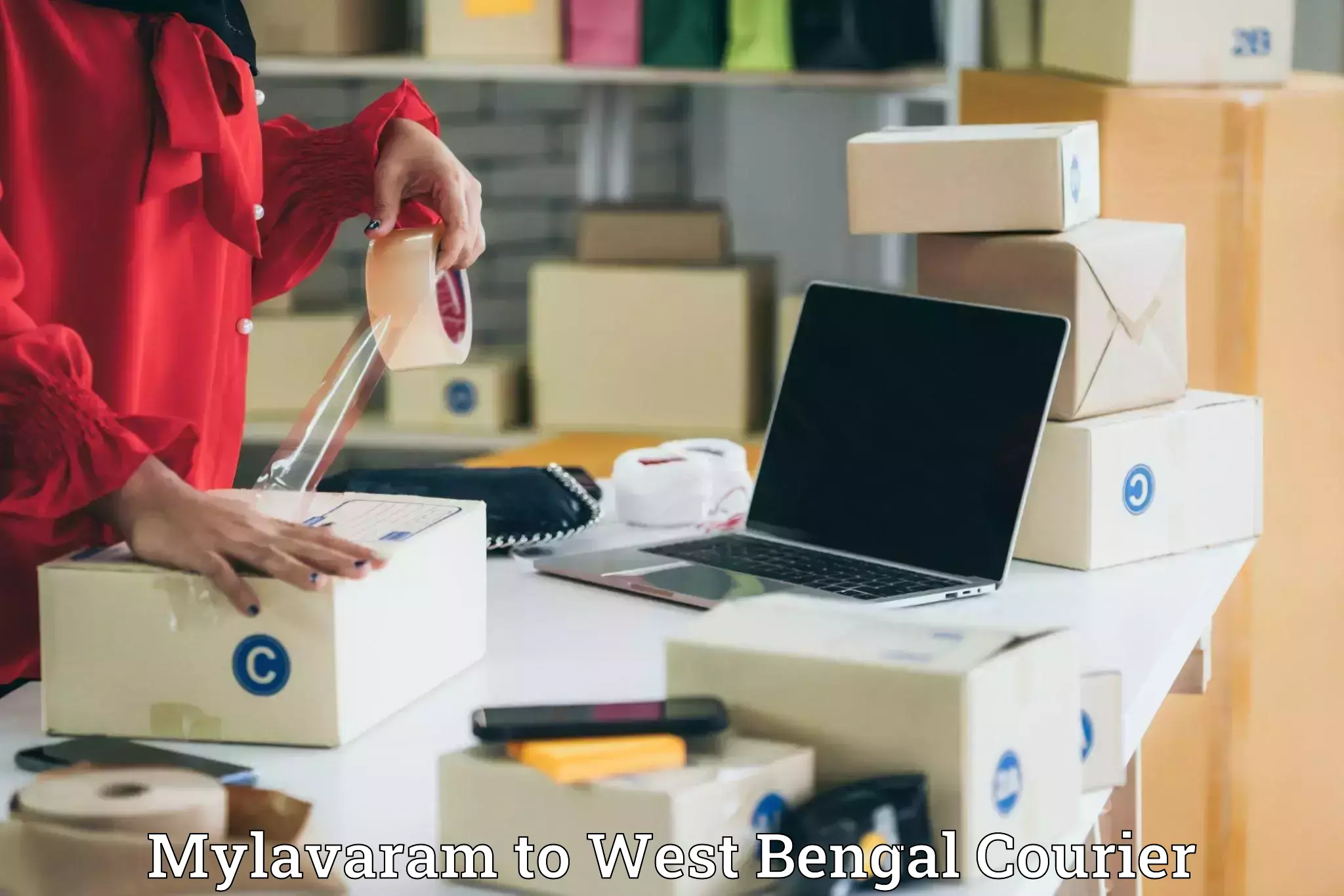 International courier networks Mylavaram to West Bengal
