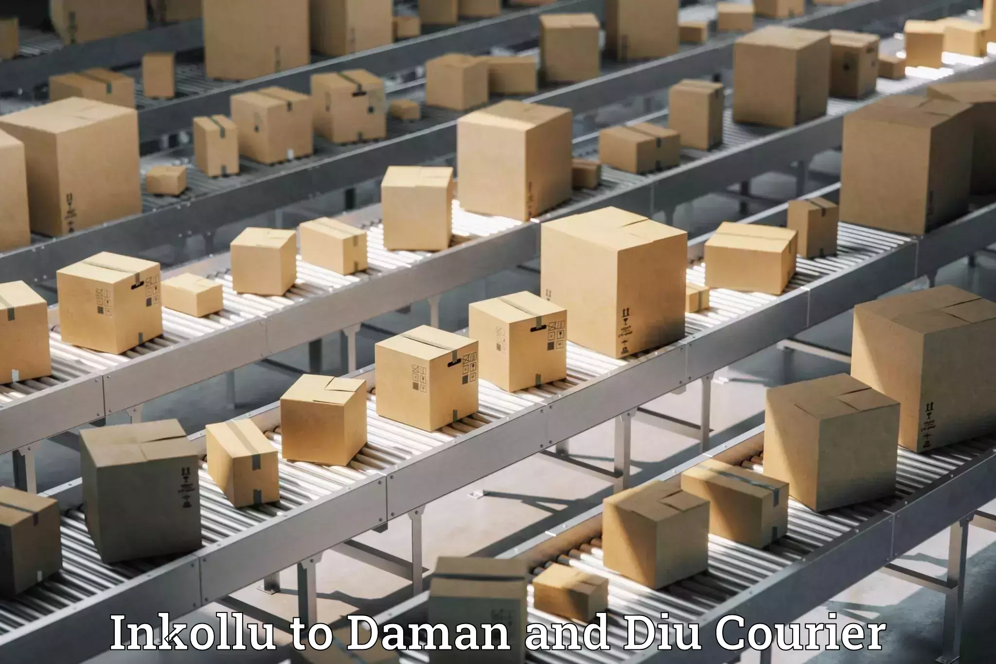 Large-scale shipping solutions Inkollu to Daman