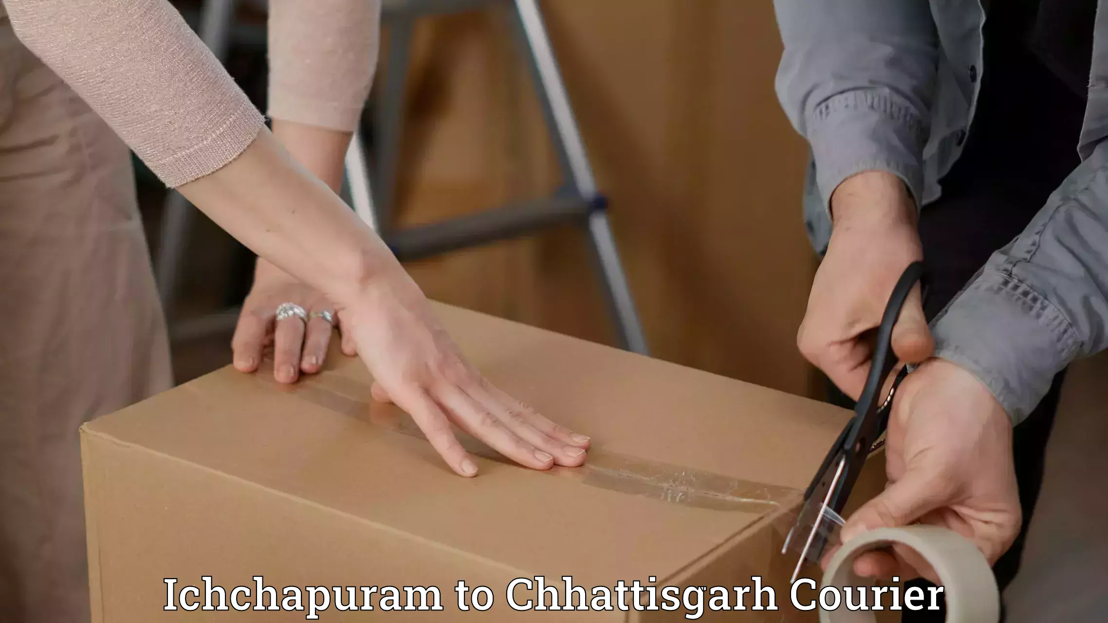 Courier app Ichchapuram to Abhanpur