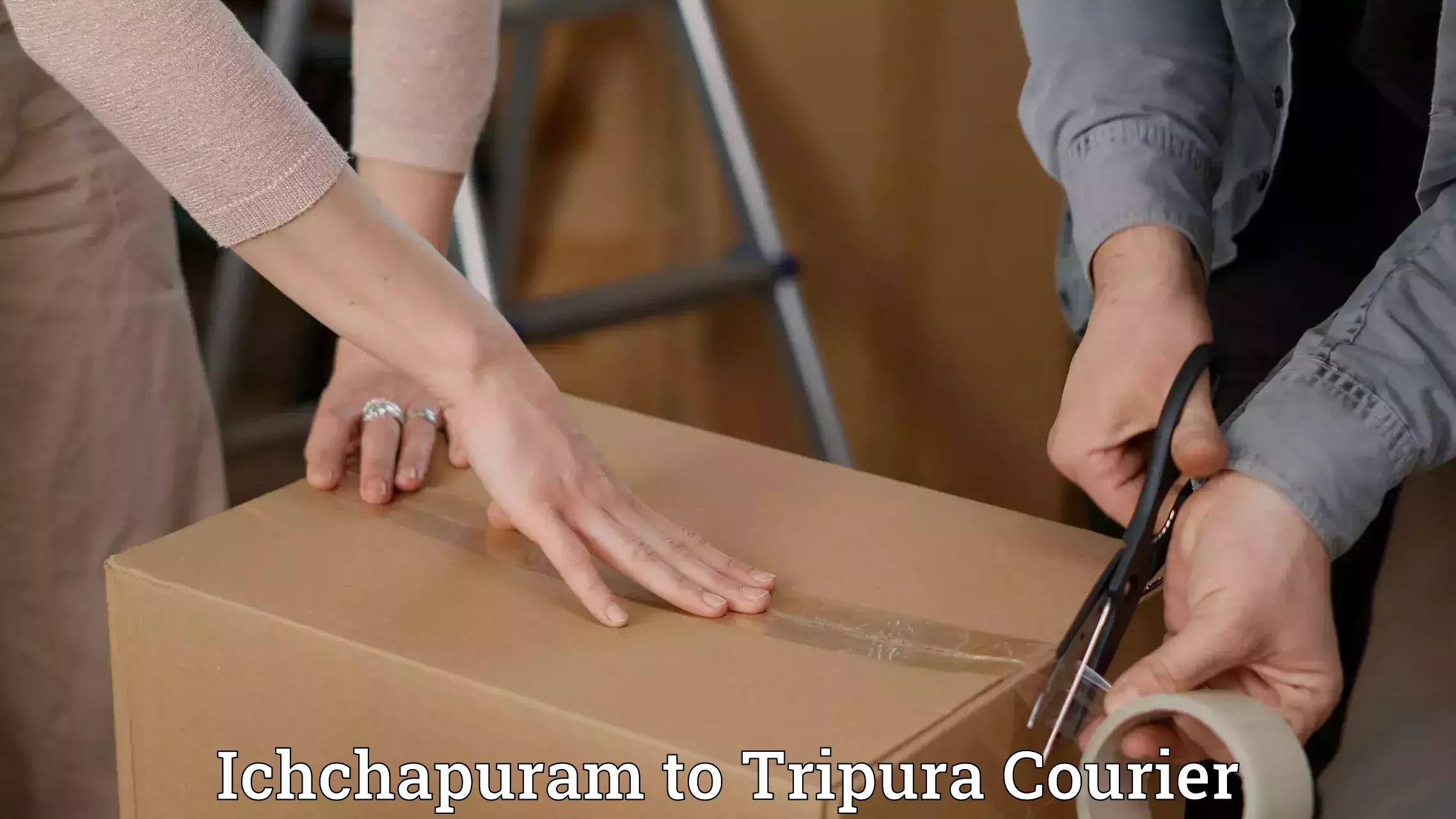 Easy access courier services Ichchapuram to Tripura