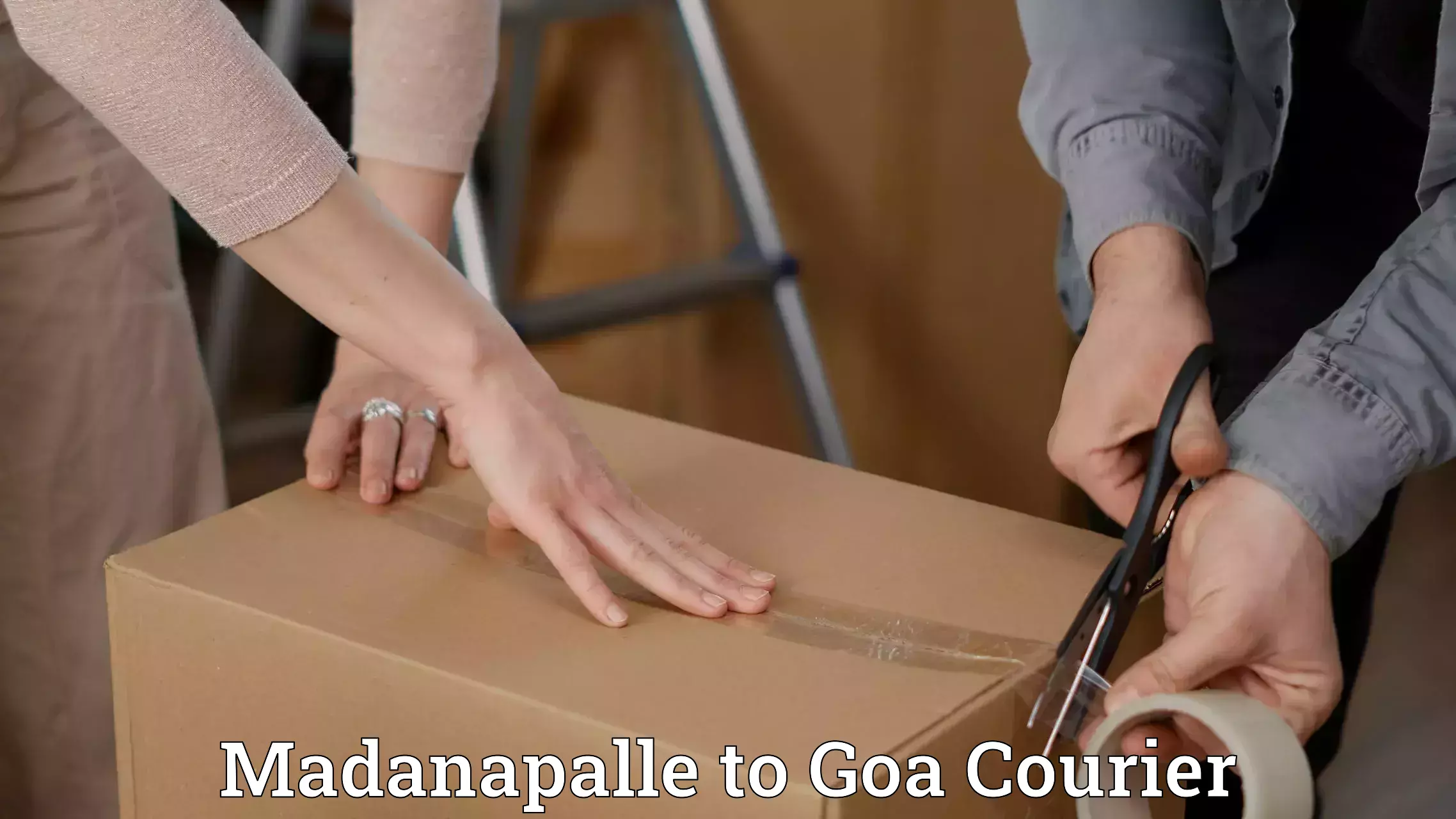 High-efficiency logistics Madanapalle to Goa