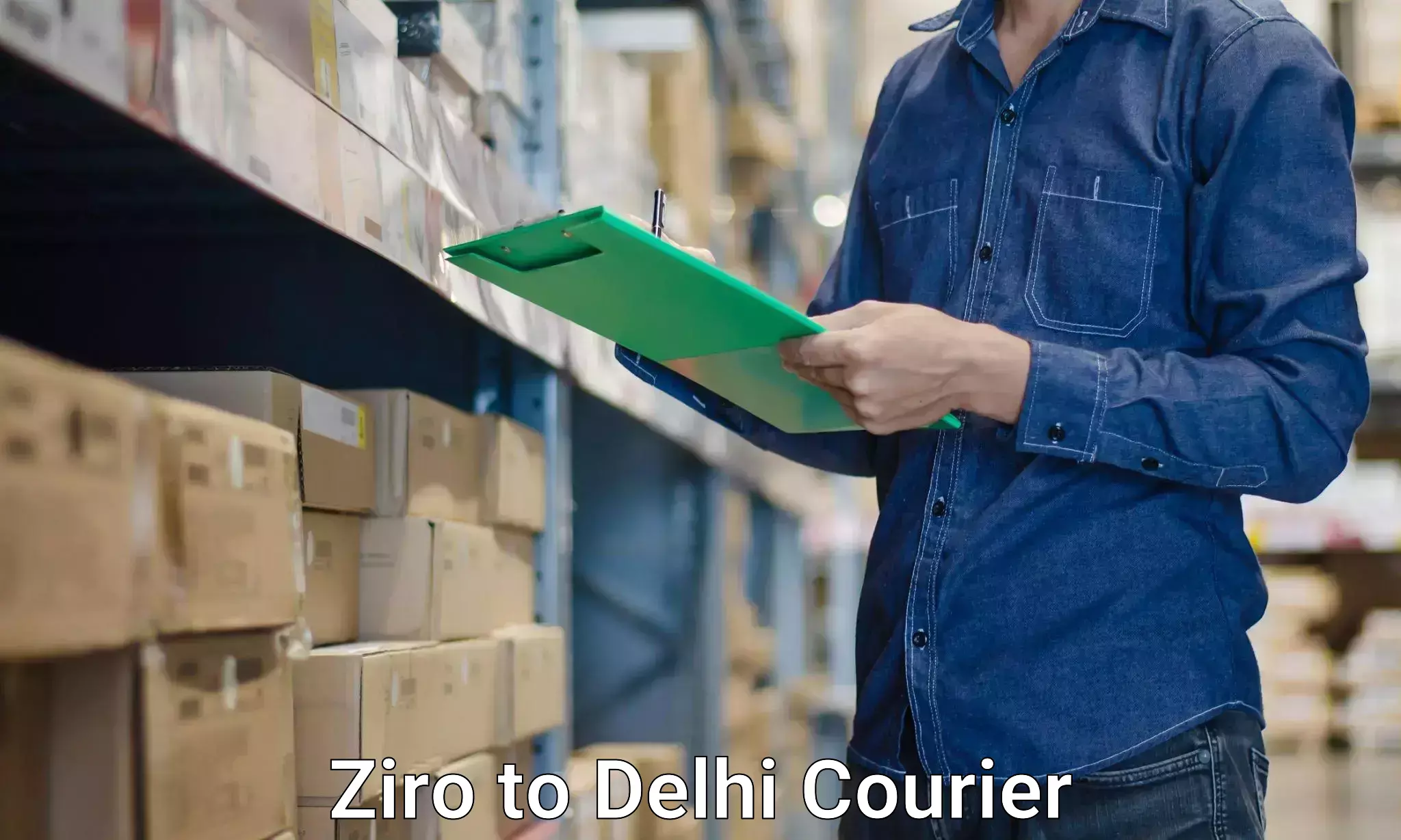 Skilled household transport Ziro to East Delhi