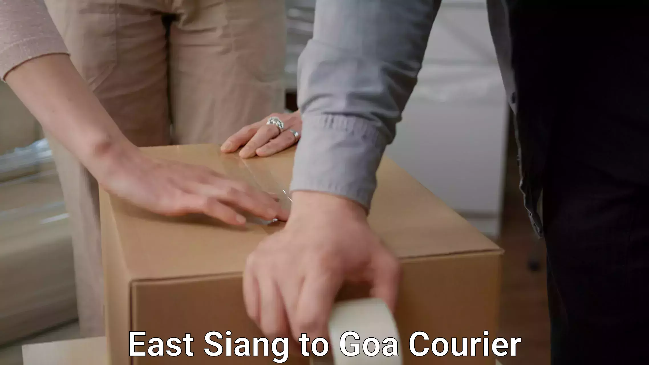 Safe furniture moving East Siang to Goa