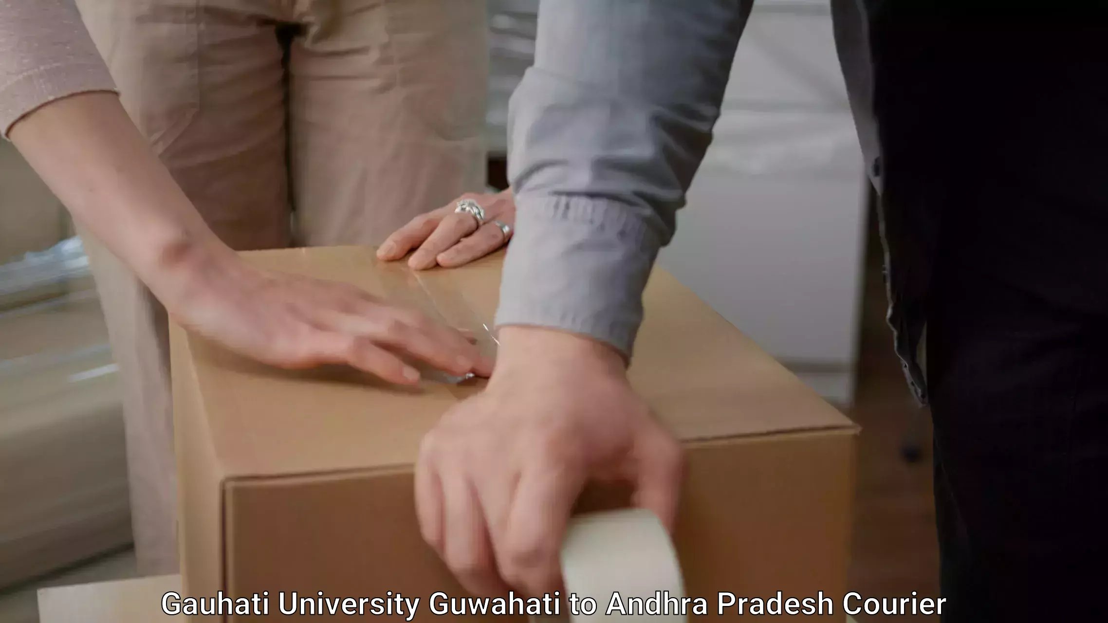 Quality relocation services Gauhati University Guwahati to Bhattiprolu