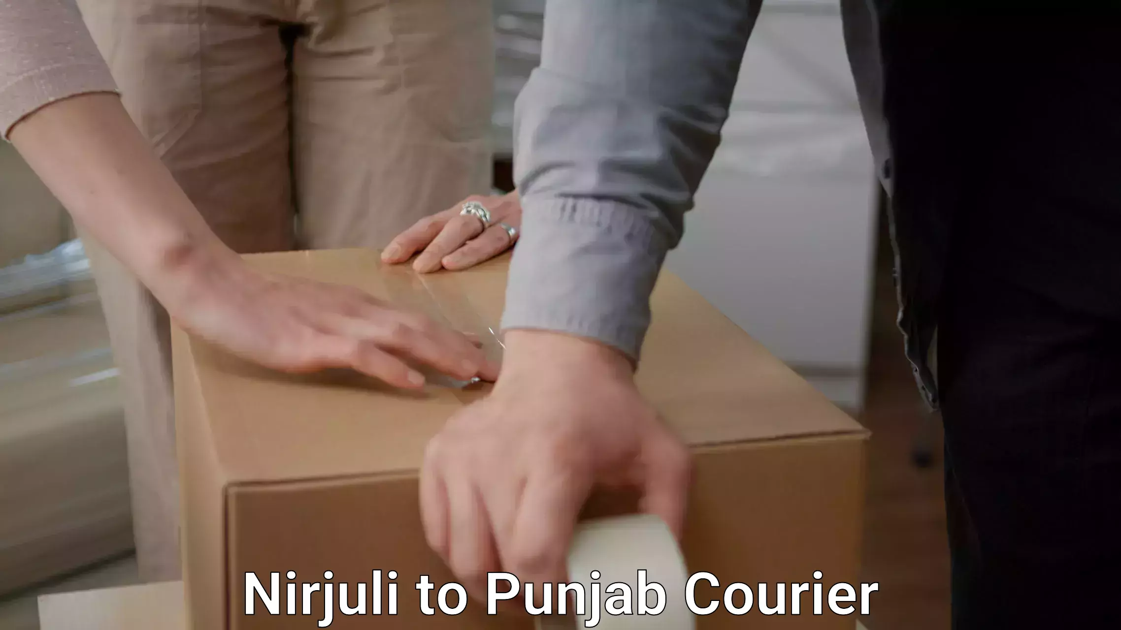 Custom furniture transport Nirjuli to NIT Jallandhar