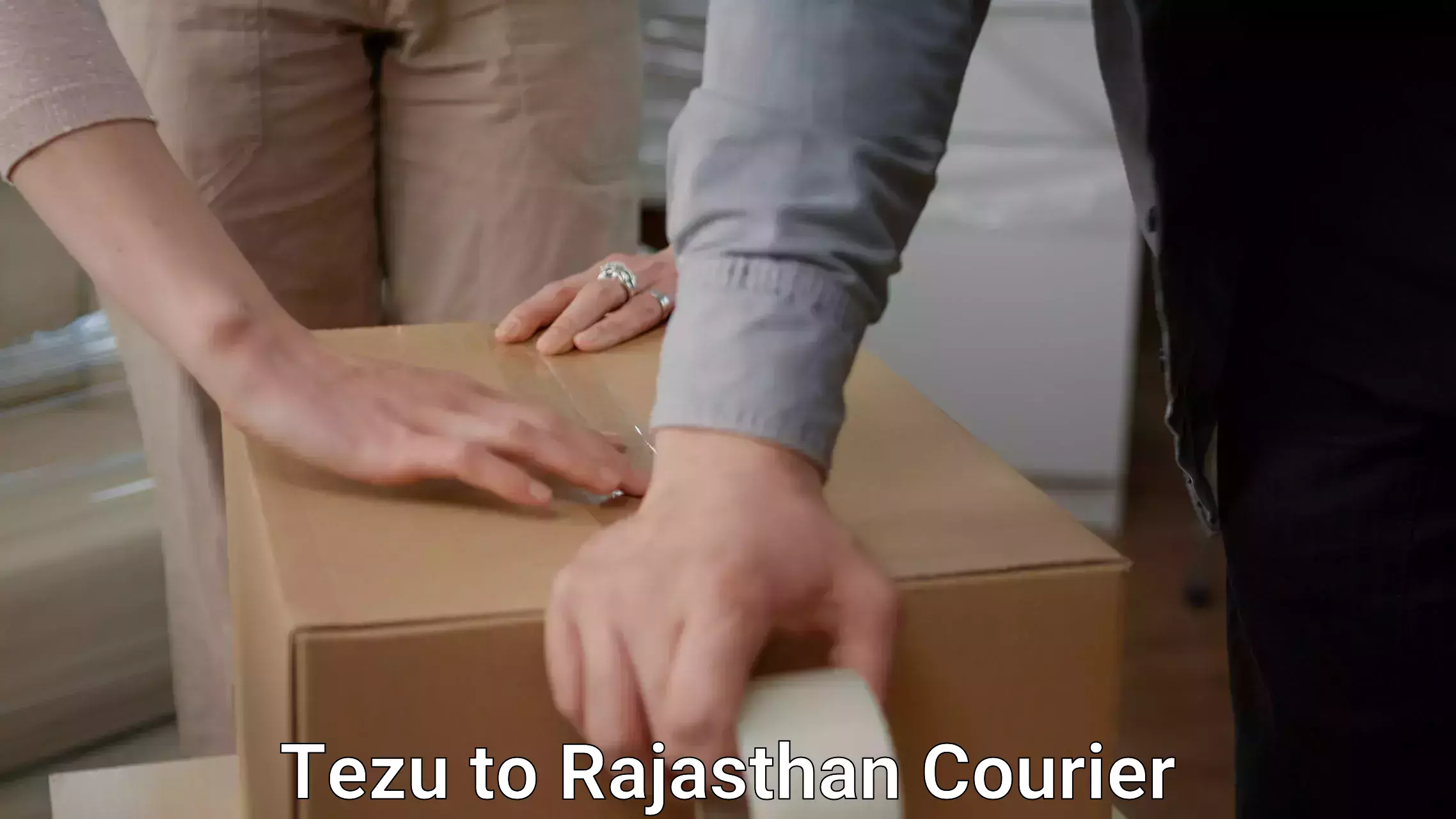 Household logistics services in Tezu to Rajasthan