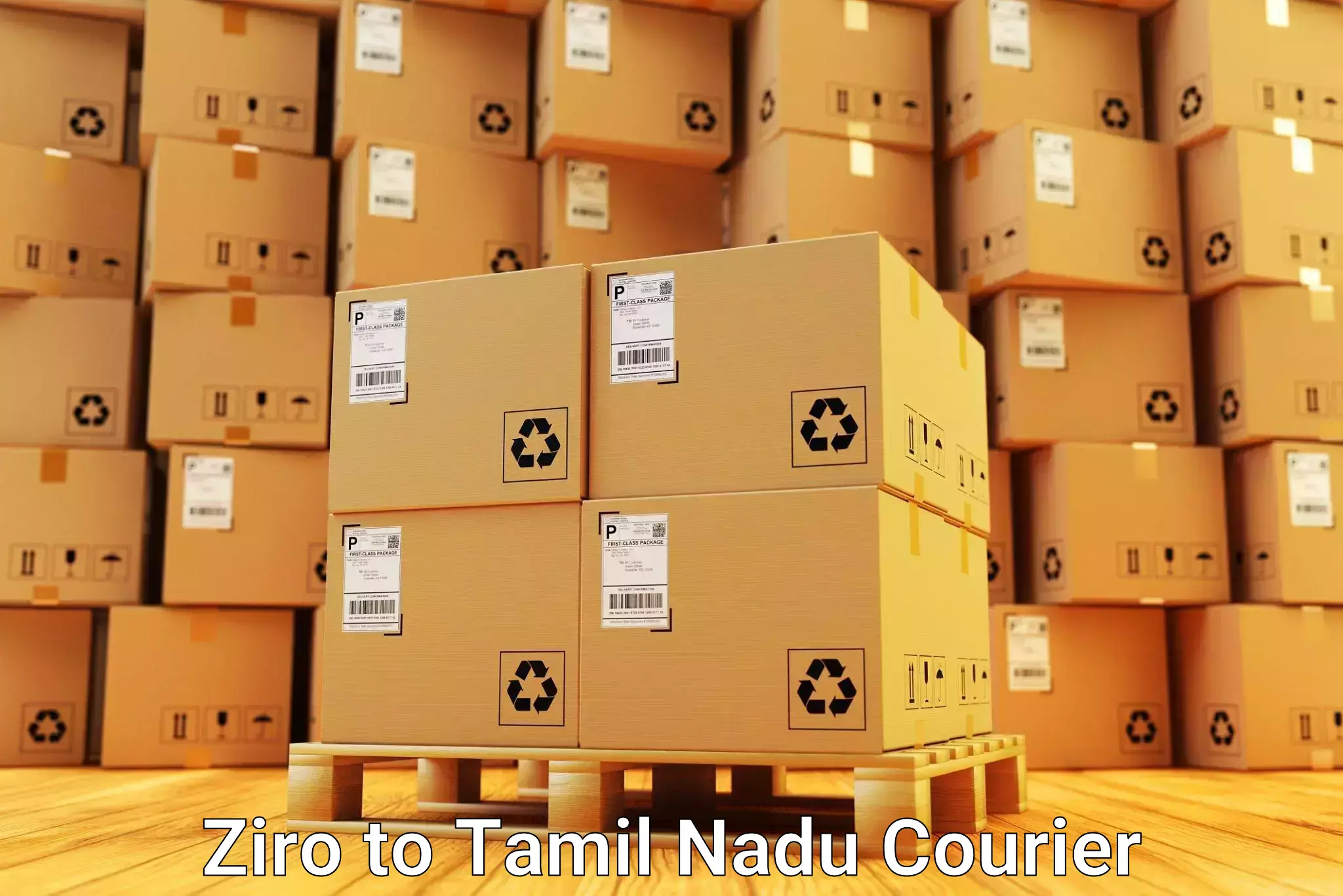 Quality household transport Ziro to Tiruvarur
