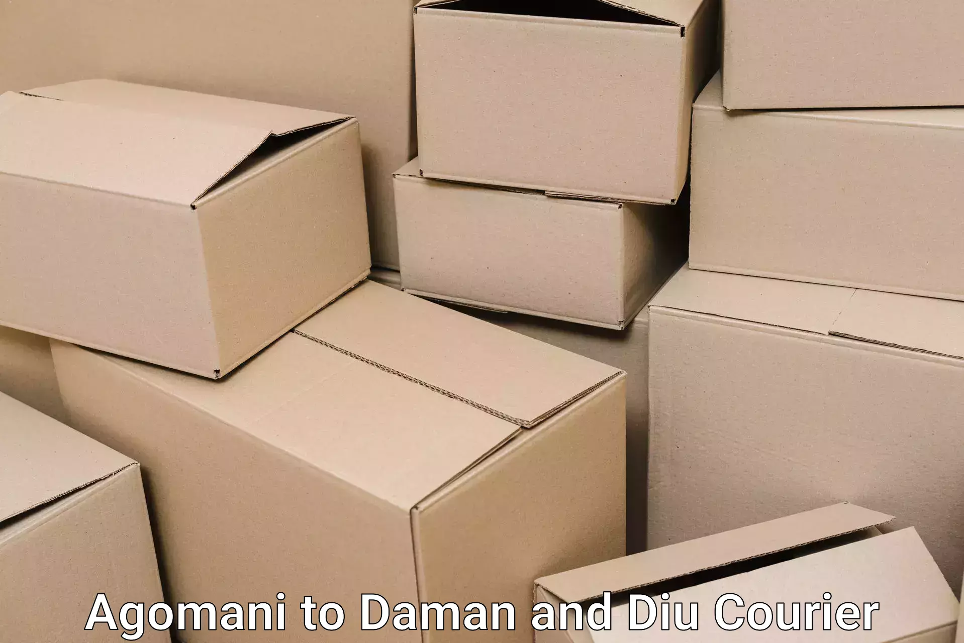 Quality furniture transport Agomani to Diu