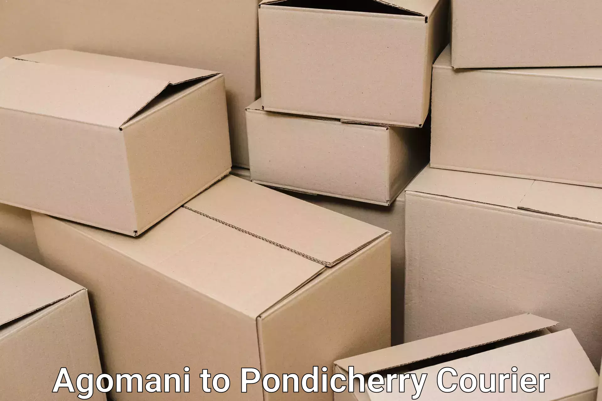 Household goods transport Agomani to Pondicherry